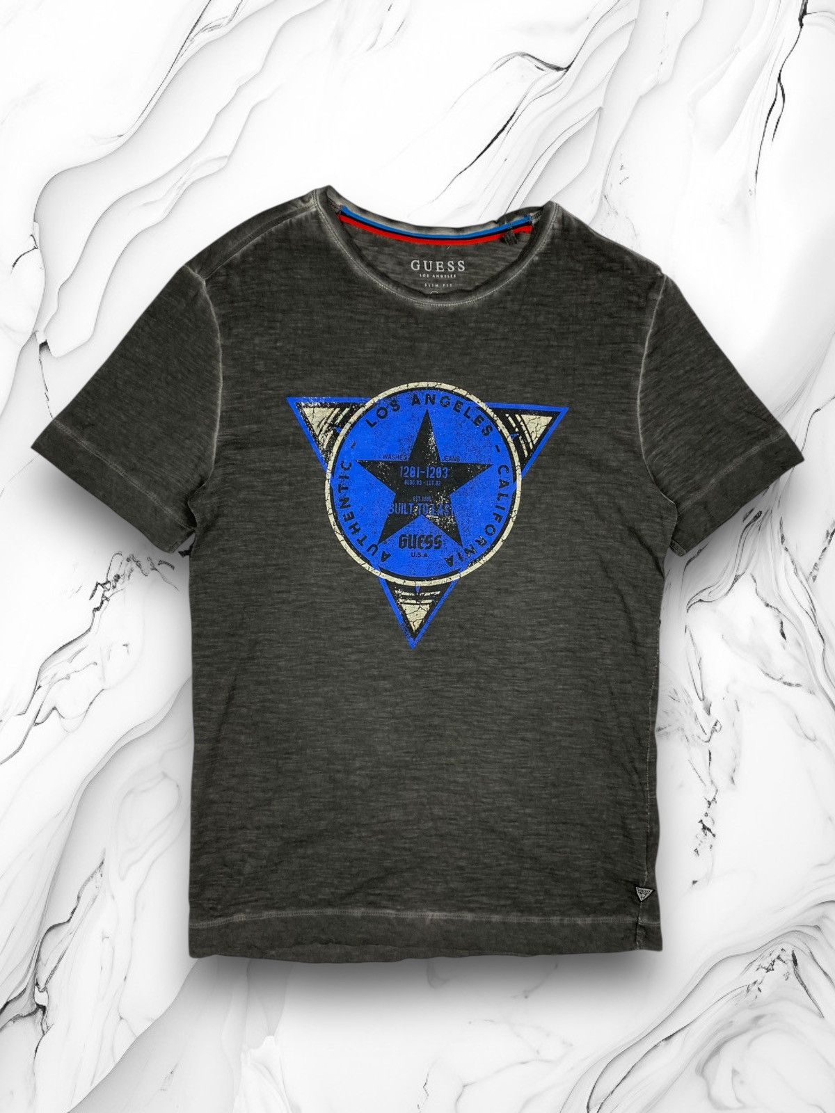 Guess Guess Big Logo Los Angeles USA Star T Shirt Size M Size US M / EU 48-50 / 2 - 1 Thumbnail