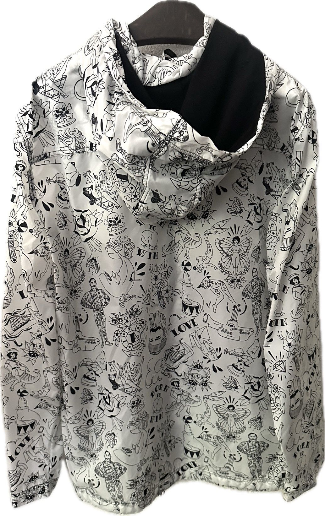 Other Aimo Richly Tattoo Windbreaker NWT $464 Size US L / EU 52-54 / 3 - 2 Thumbnail