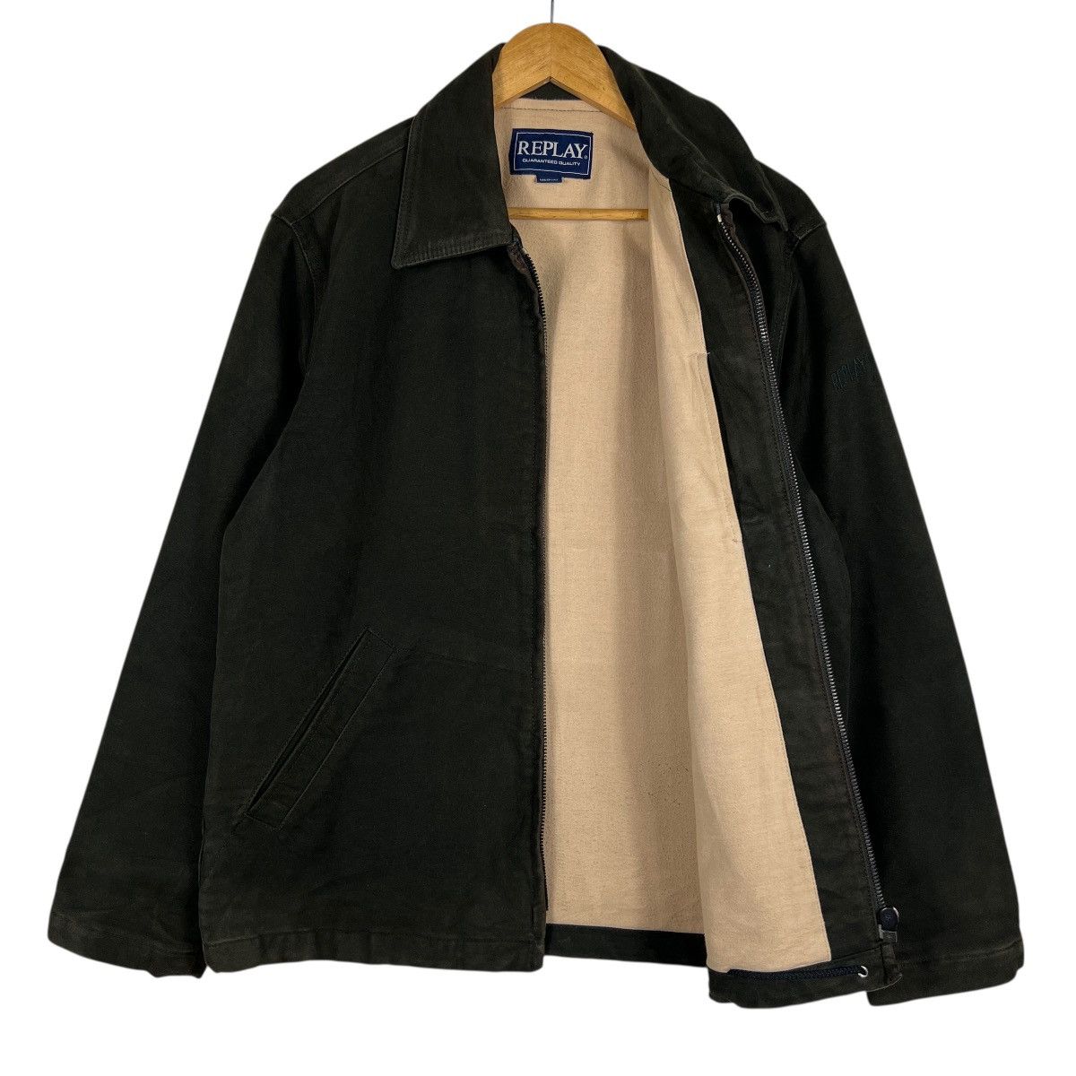 Replay 🔥 Replay Blue Jeans Moleskin Deck Blouson Jacket Size US M / EU 48-50 / 2 - 12 Thumbnail