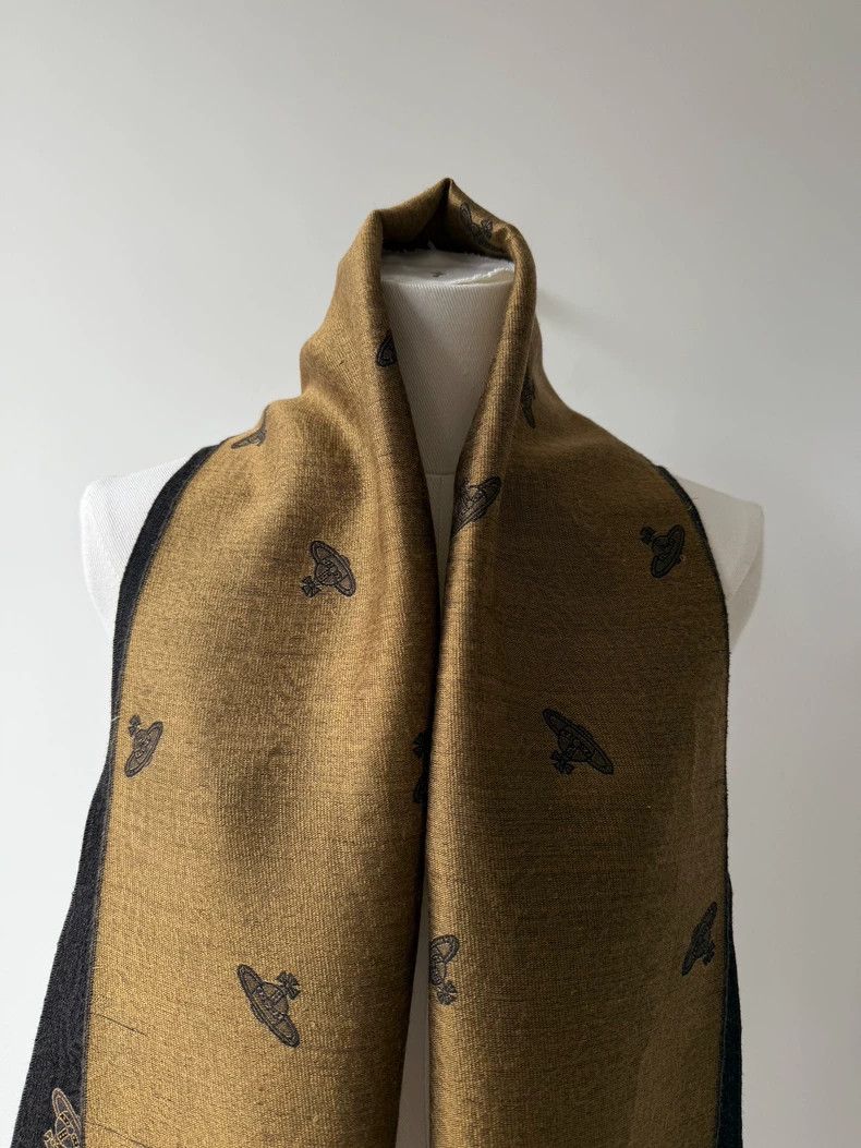 Vivienne Westwood Vivienne Westwood Silk double sided scarf Size ONE SIZE - 5 Thumbnail