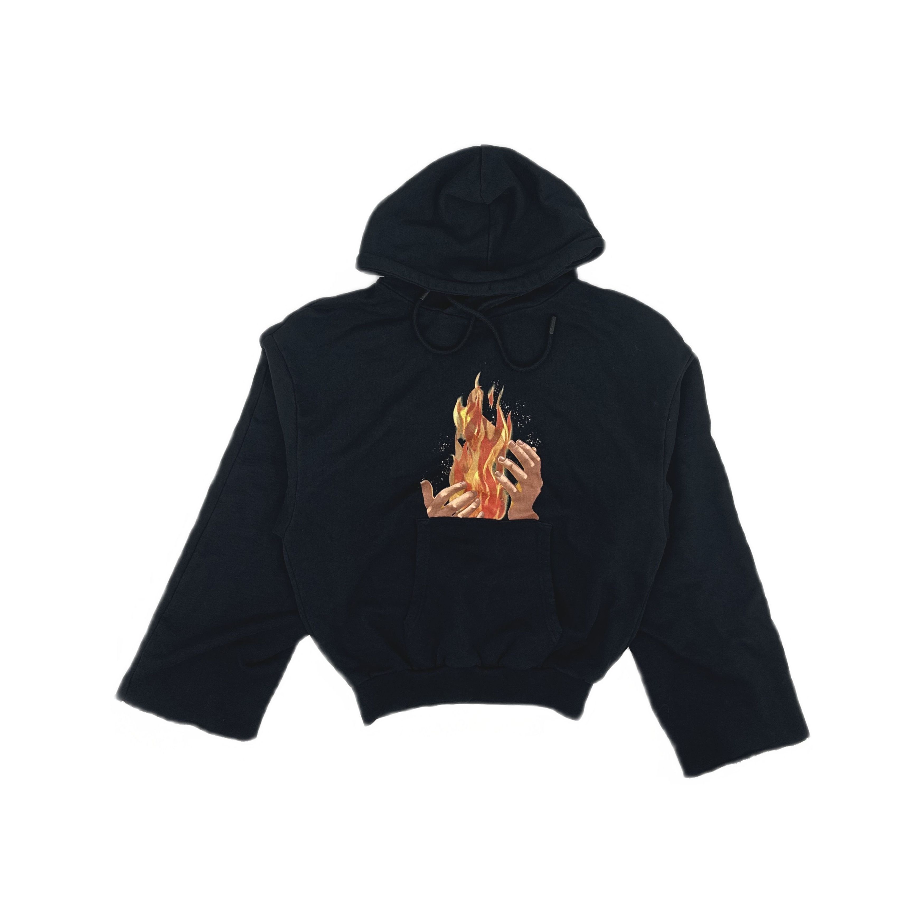 Off-White OFF-WHITE Fire Hands Hoodie Size XS Size US XS / EU 42 / 0 - 1 Thumbnail