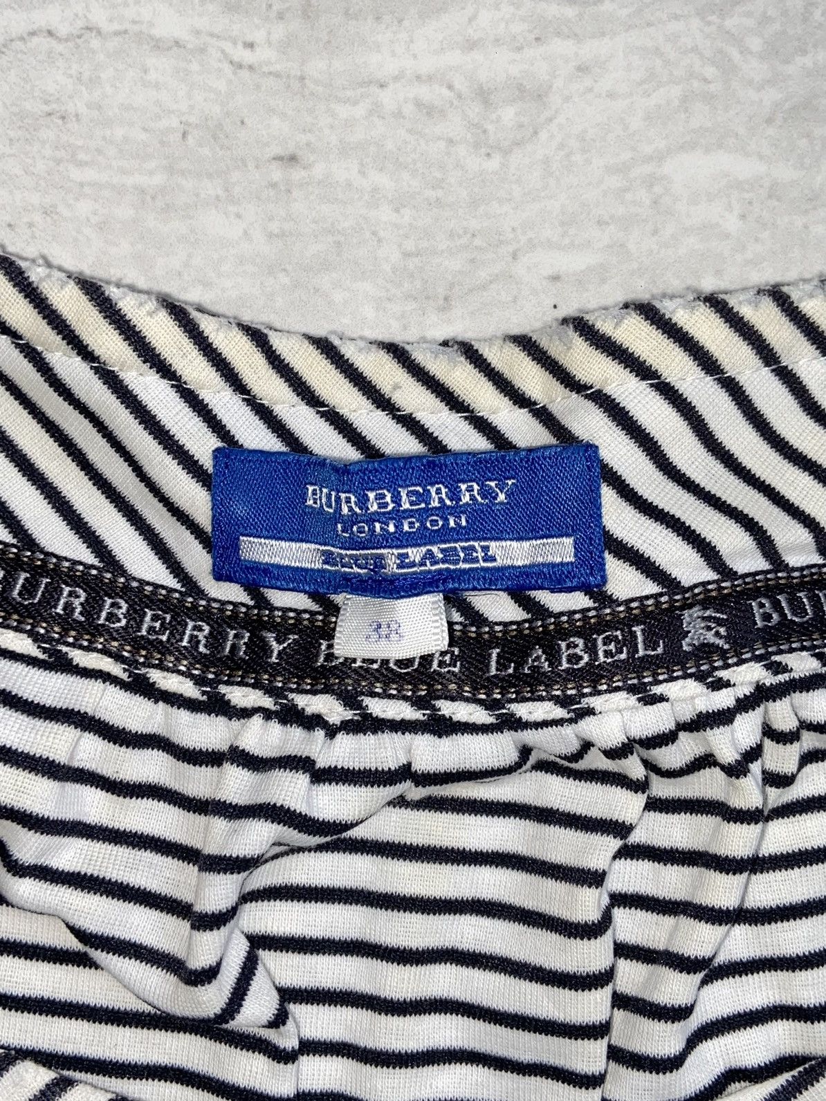 Burberry BURBERRY Striped Midi Dress Size XS / US 0-2 / IT 36-38 - 11 Thumbnail