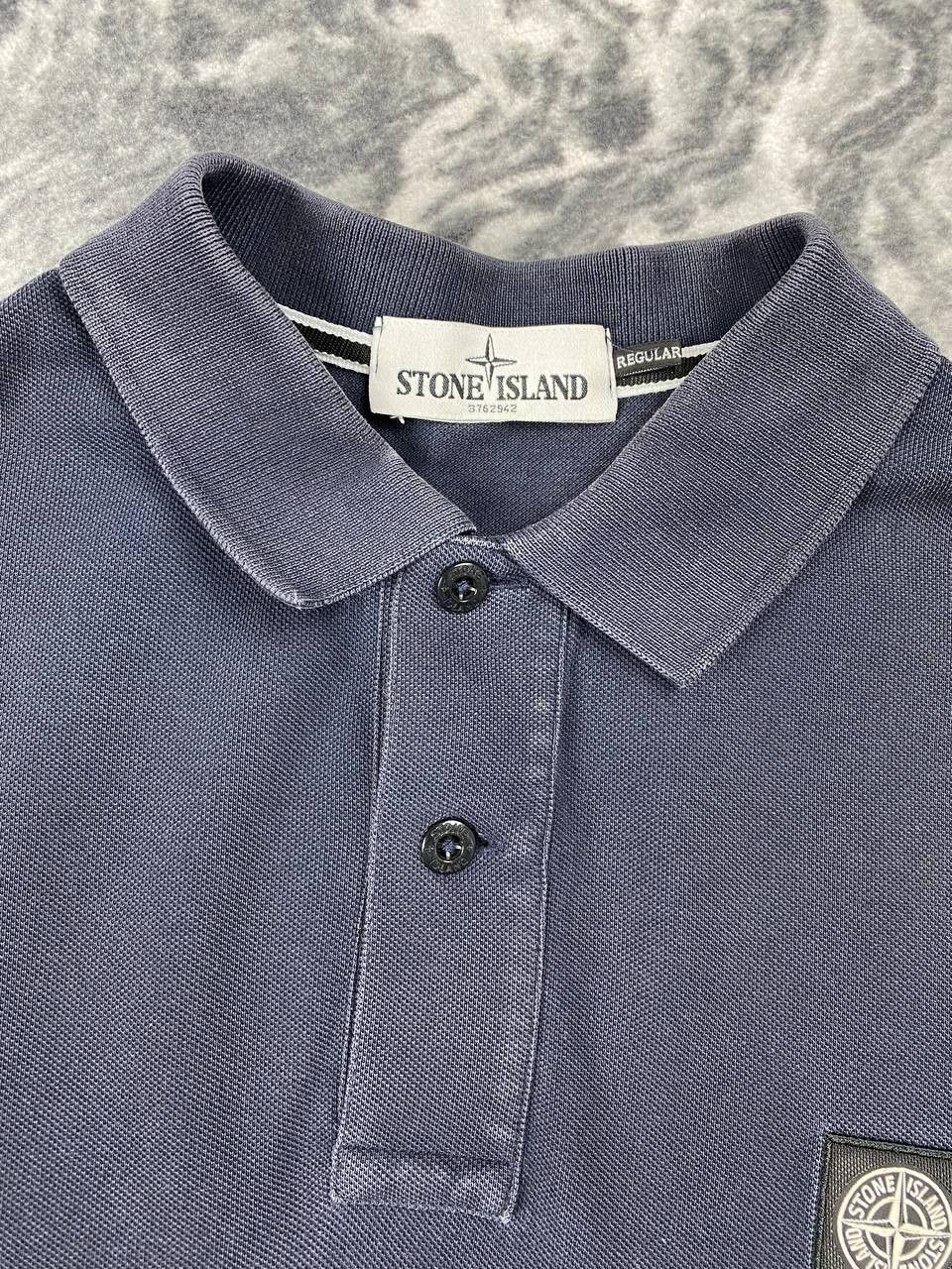 Stone Island Stone Island Polo Shirt Patch Program Men Size XL Blue Size US XL / EU 56 / 4 - 4 Thumbnail