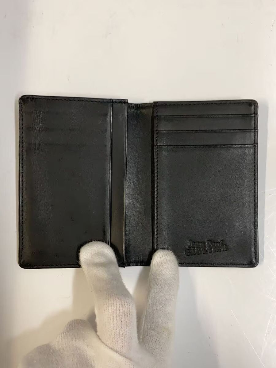 Jean Paul Gaultier Badge Logo Leather Card Wallet Size ONE SIZE - 4 Thumbnail