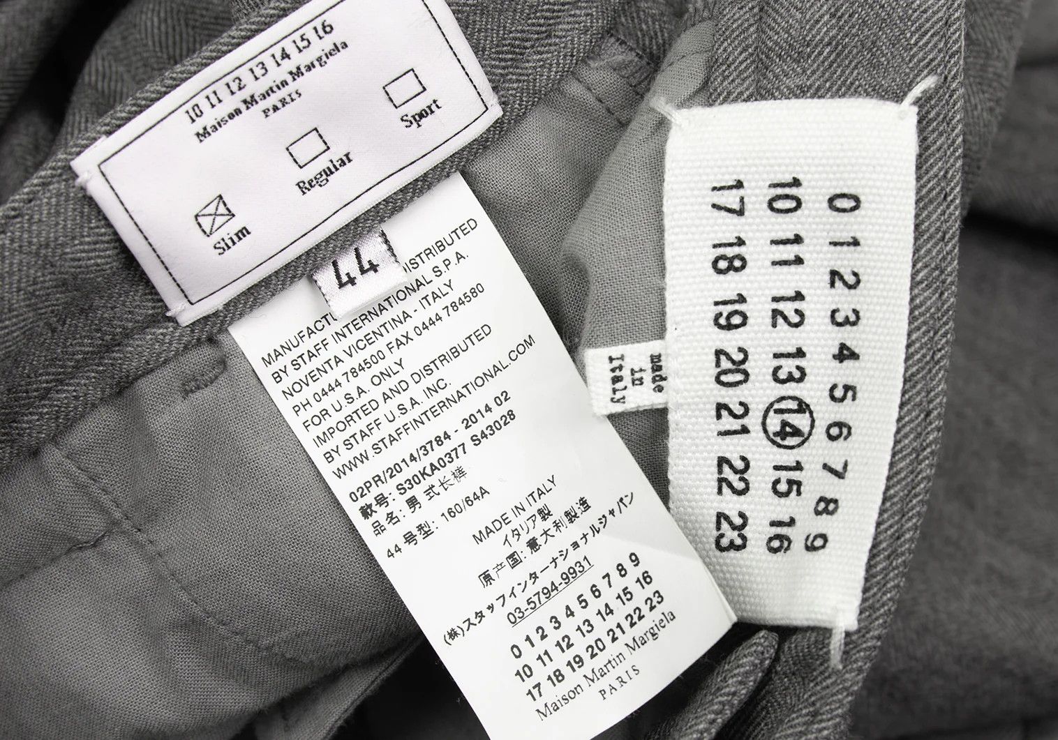 Maison Margiela Wool Herringbone Pants in Gray Size 44 Size US 28 / EU 44 - 17 Thumbnail