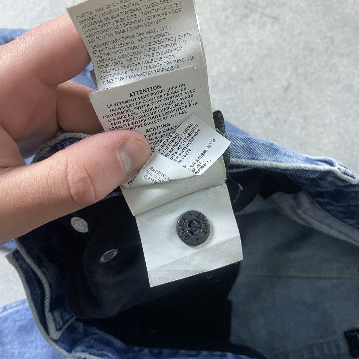 Stone Island Vintage Stone Island Jeans Patch Pocket Straight Fit Casual Size US 32 / EU 48 - 16 Thumbnail