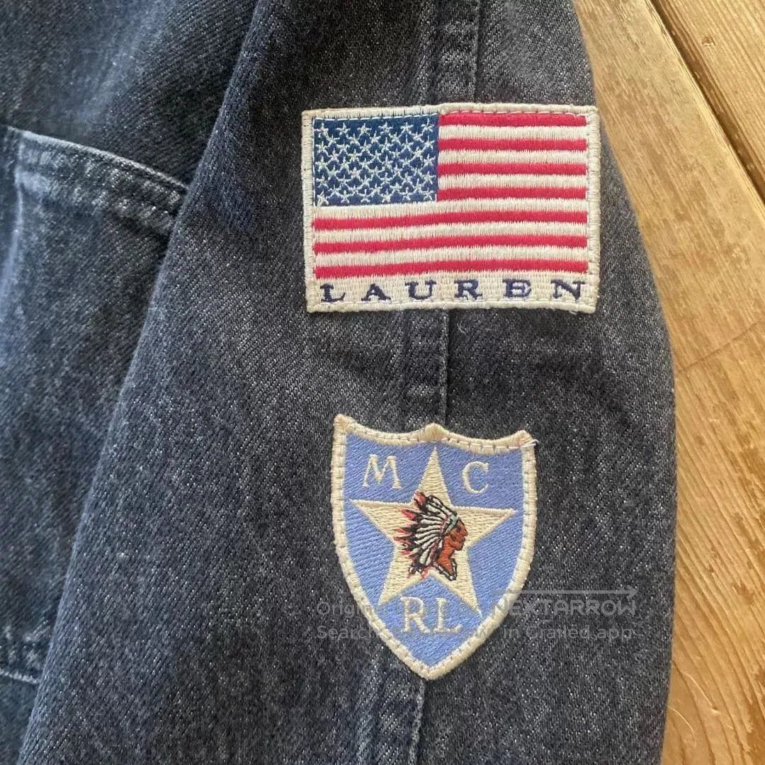 RRL Ralph Lauren vintage ralph lauren motorcycle denim jacket. Size M / US 6-8 / IT 42-44 - 6 Thumbnail