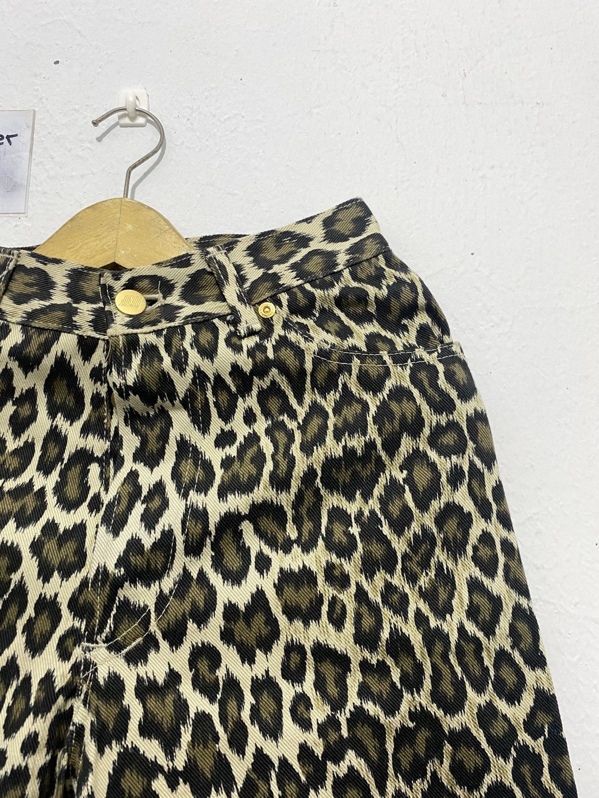 Jean Paul Gaultier Junior Gaultier Leopard Jeans Size US 29 - 3 Thumbnail
