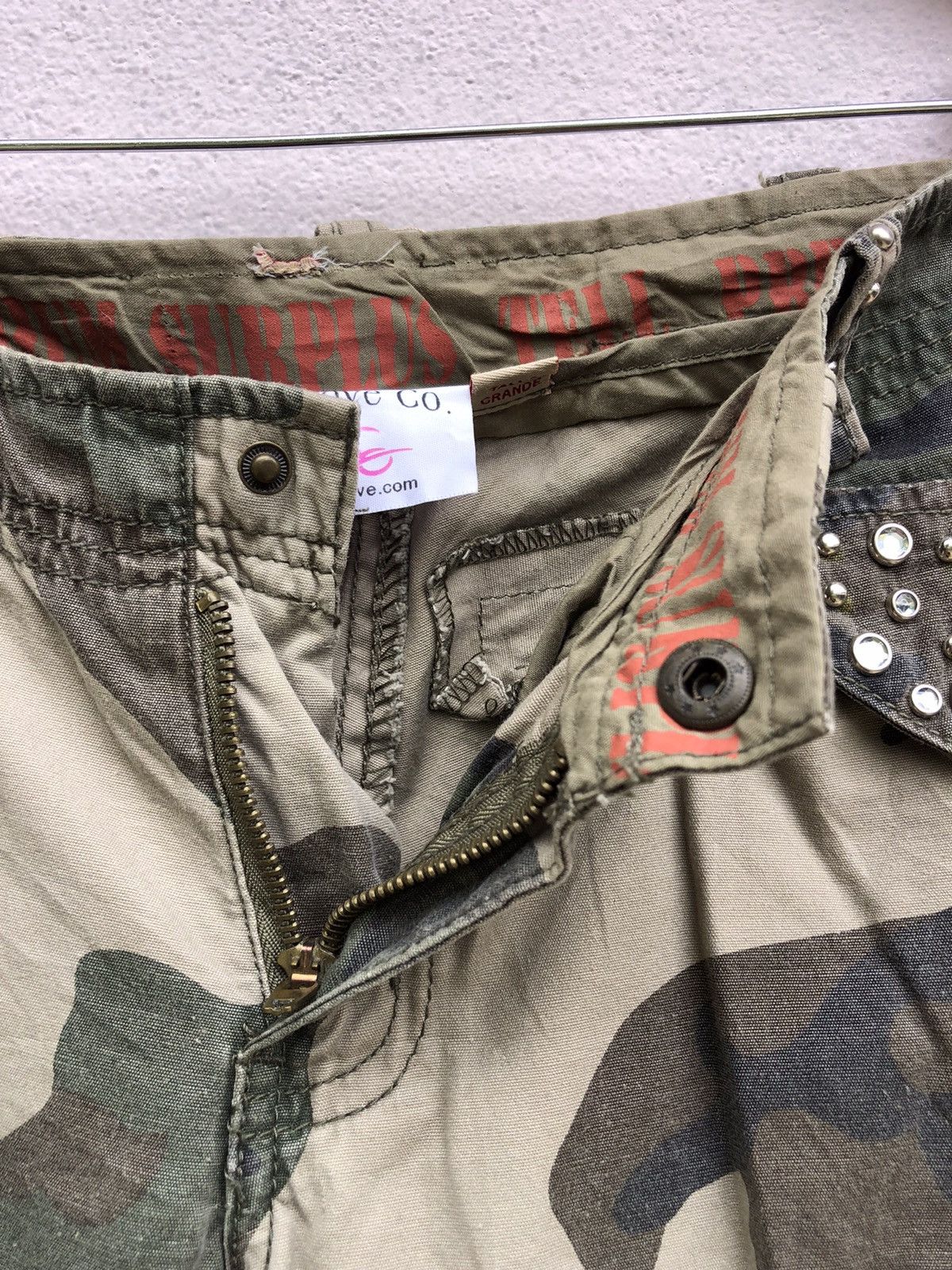If Six Was Nine Malanalove Co Multiy Pocket Zipper Camo With Stud Size US 28 / EU 44 - 8 Thumbnail