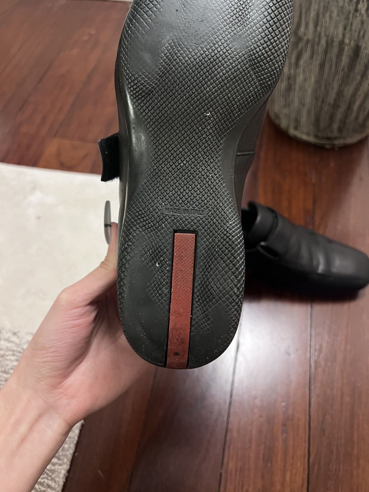 Prada Prada Sport Square-Toe Leather Velcro Shoes Size US 9 / IT 39 - 8 Thumbnail