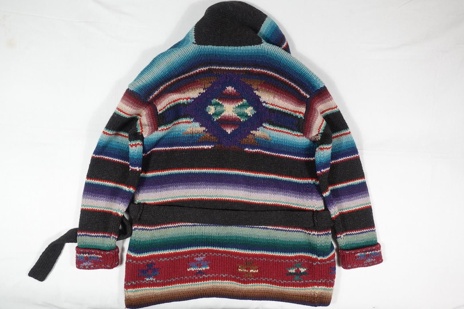 Polo Ralph Lauren Polo Ralph Lauren Cardigan Sweater Aztec Indian Serape L Size US L / EU 52-54 / 3 - 2 Thumbnail