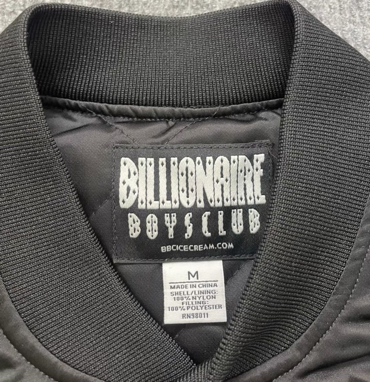 Billionaire Boys Club BBC ICECREAM Embroidered Baseball Jacket coat bober Size US M / EU 48-50 / 2 - 3 Thumbnail