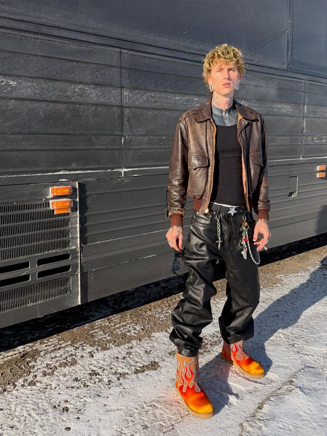 Jeremy Scott UGG X Jeremy Scott 2025 Classic Short Flames Boots Size US 9.5 / IT 39.5 - 16 Thumbnail