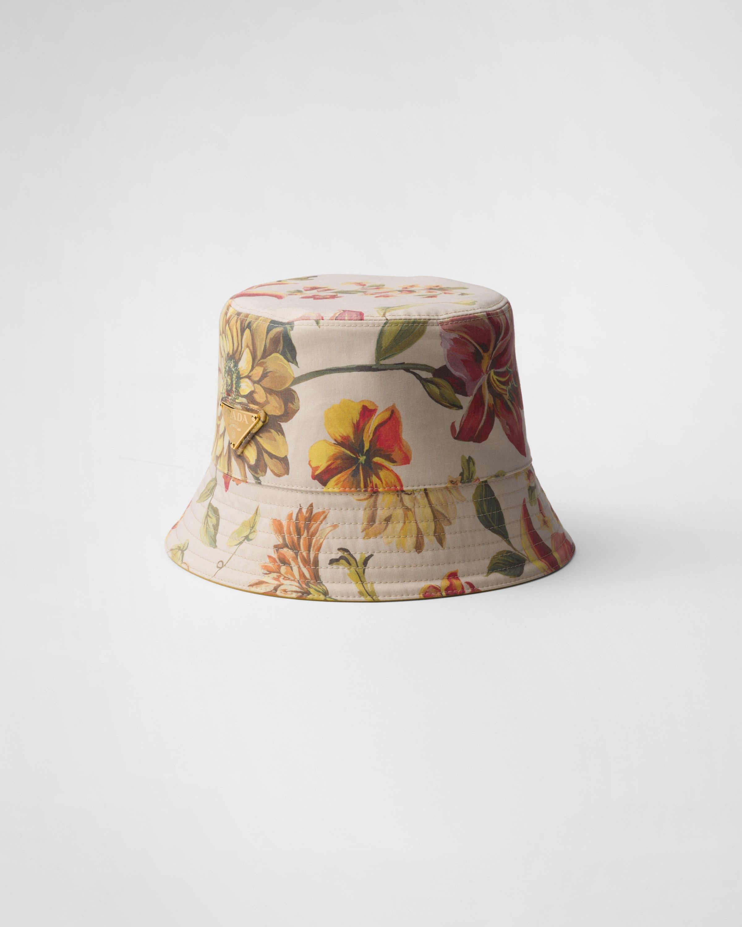 Prada o1la1rc1a0925 Size: OS / Reversible Cotton Bucket Hat / Cap Size ONE SIZE - 3 Thumbnail