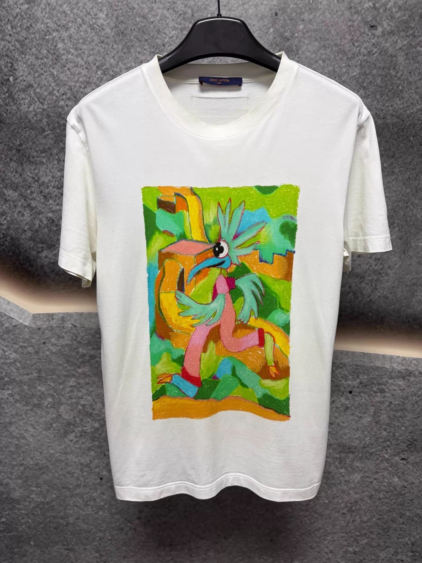 Louis Vuitton White Short-Sleeve Graphic T-Shirt Size US S / EU 44-46 / 1 - 1 Thumbnail