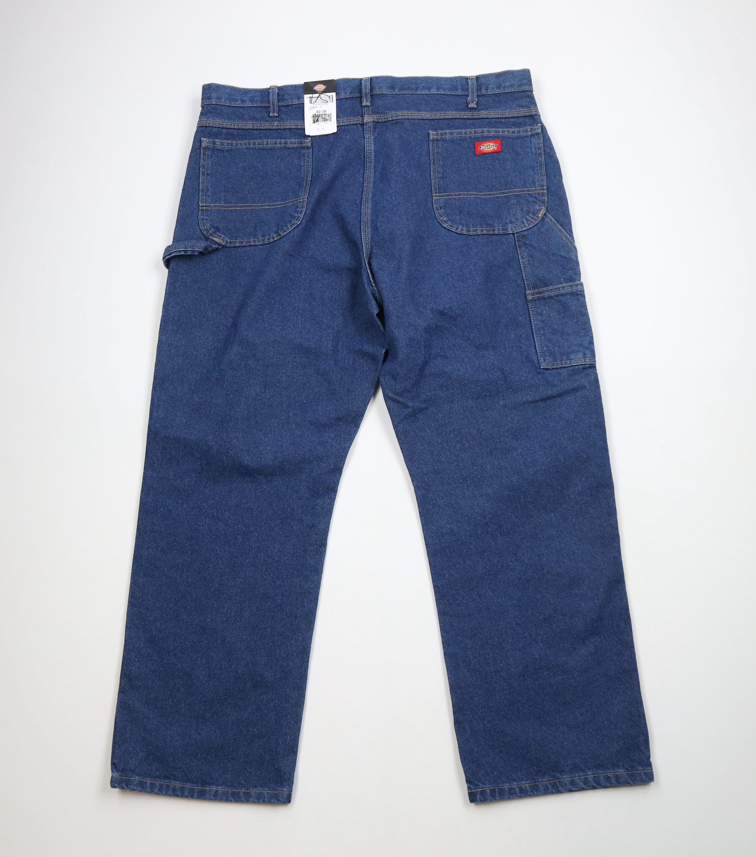 Dickies × Vintage Deadstock Vintage Y2K Dickies Wide Leg Dungaree Denim Jeans Size US 42 / EU 58 - 8 Thumbnail