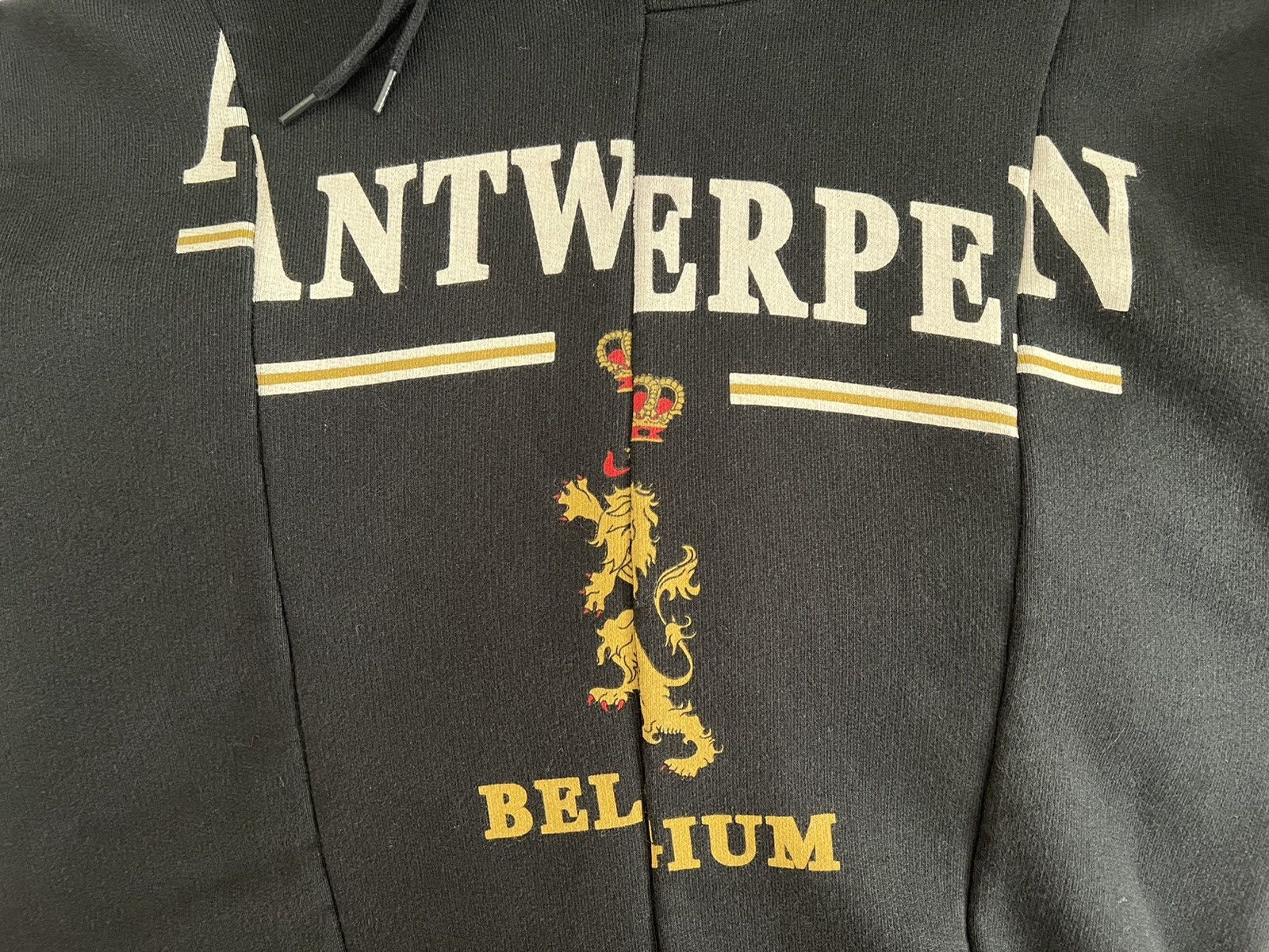 Vetements 2018 Vetements Antwerpen Split Hoodie Black Size US M / EU 48-50 / 2 - 3 Thumbnail