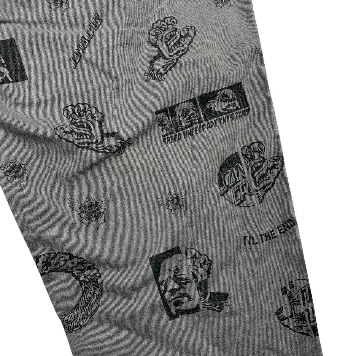 Santa Cruz Skateboards SANTA CRUZ skateboard full print pants Size US 30 / EU 46 - 17 Thumbnail