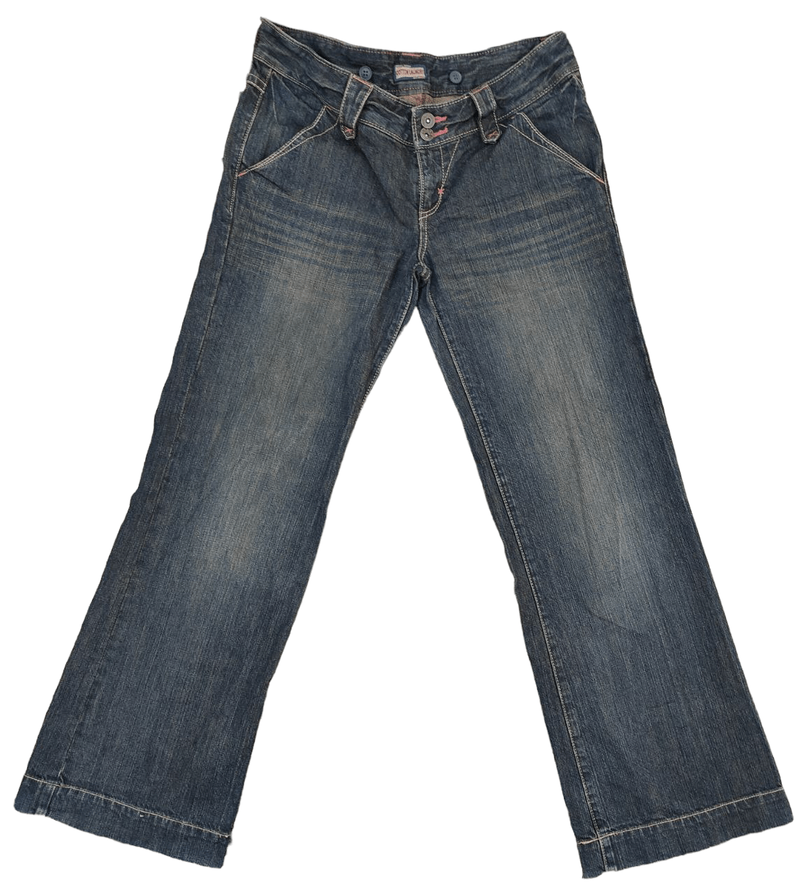 Japanese Brand Cotton Laundry Wideleg Denim Size 32" / US 10 / IT 46 - 1 Thumbnail