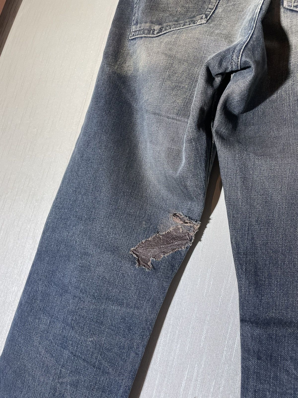 Armani × Japanese Brand × Vintage Armani Japanese vintage avantgarde denim jeans Size US 34 / EU 50 - 13 Thumbnail