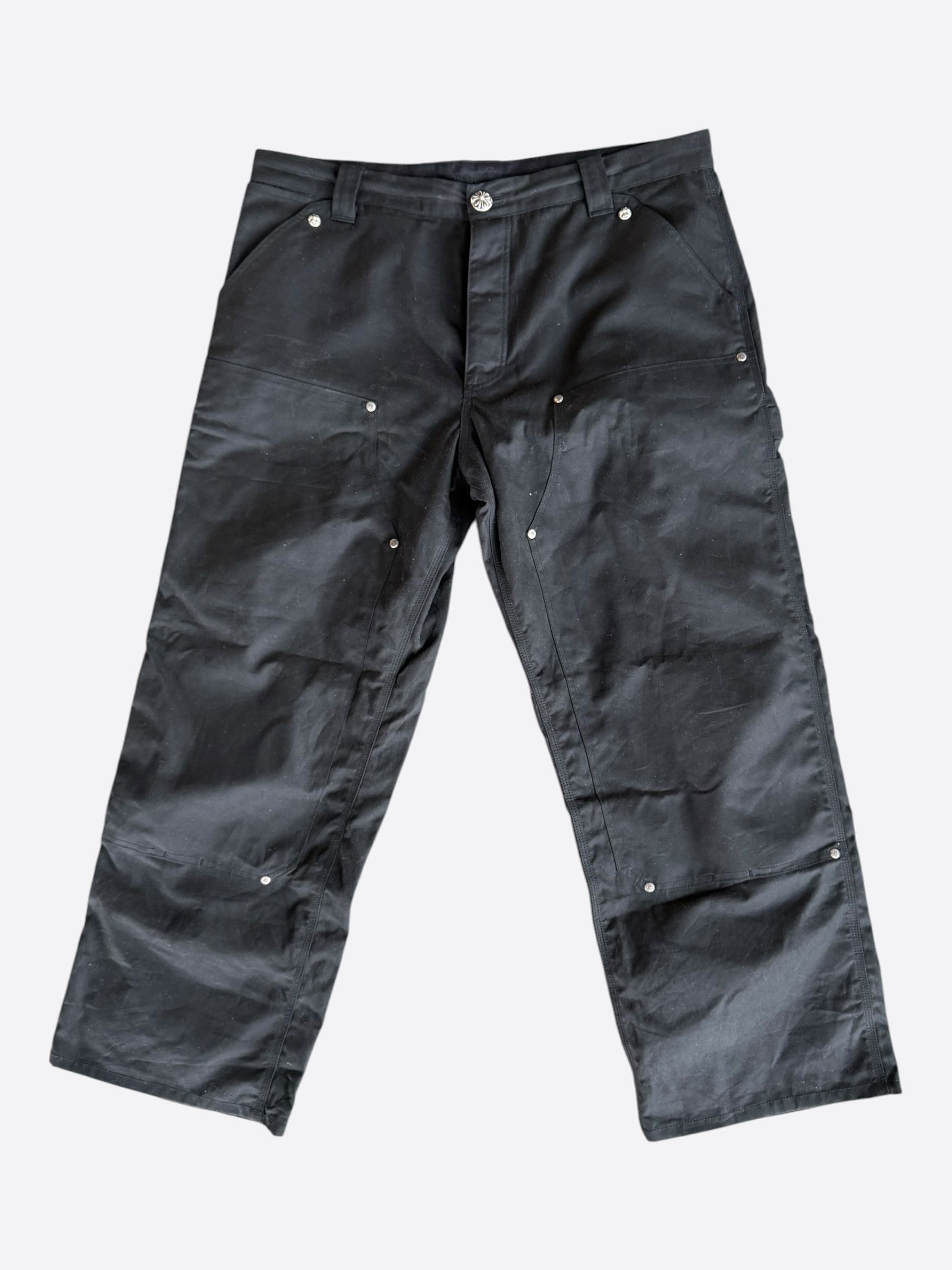 Chrome Hearts Chrome Hearts Black Carpenter Pants Size US 38 / EU 54 - 1 Thumbnail
