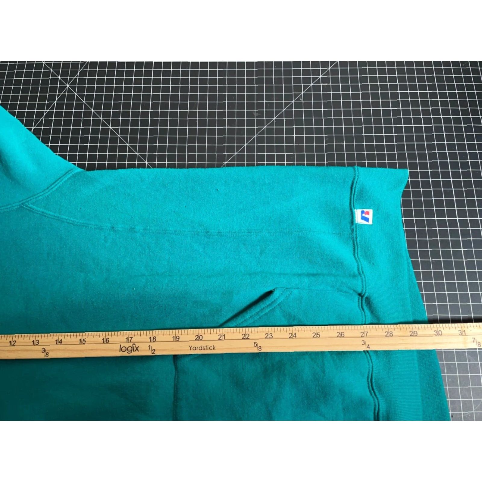 Russell Athletic Russell Athletic Hoodie Adult 2XL Green Sweatshirt Heavyweight Cotton Blend Fleece Retro Logo Mens Size US XXL / EU 58 / 5 - 6 Thumbnail