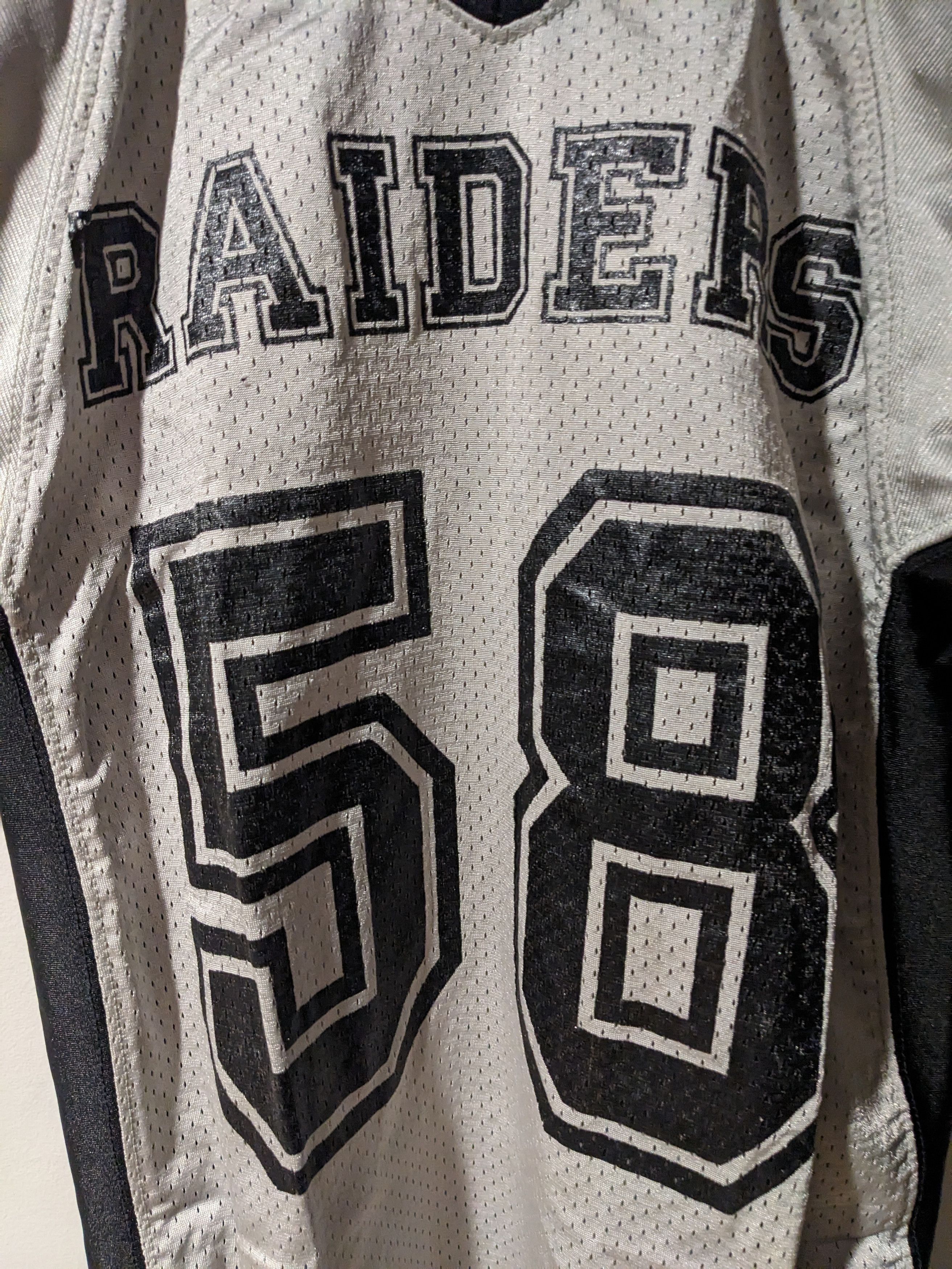 NFL × Vintage Vintage 90s Oakland Raiders NFL Football Youth Large Jersey Size US L / EU 52-54 / 3 - 2 Thumbnail