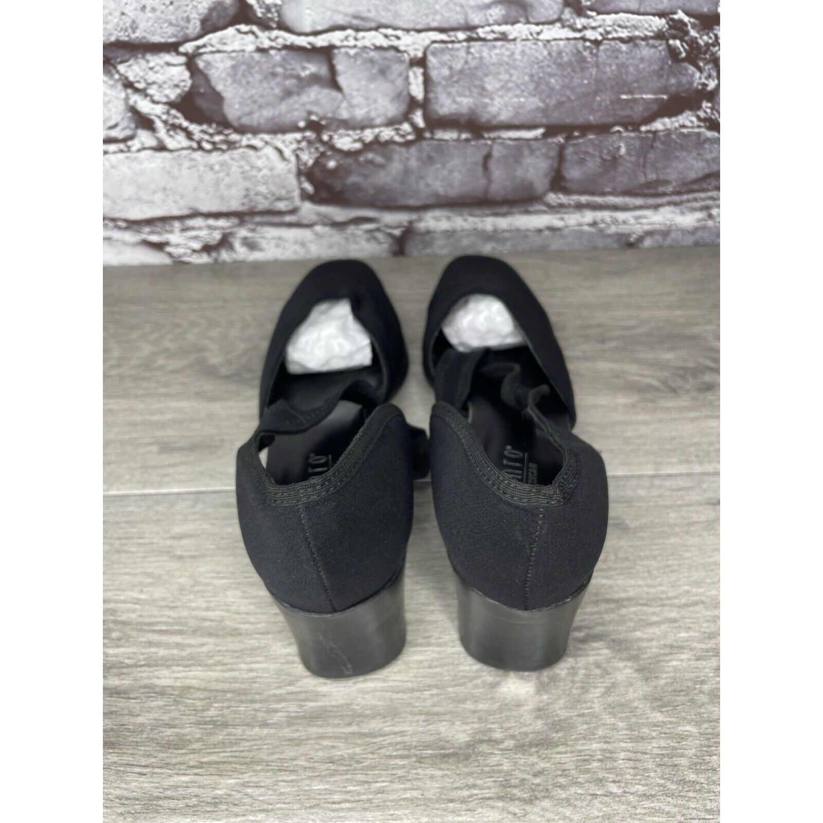 Other Munro American Whitney Black Fabric Elastic MaryJane Strap H Size US 8.5 / IT 38.5 - 5 Thumbnail