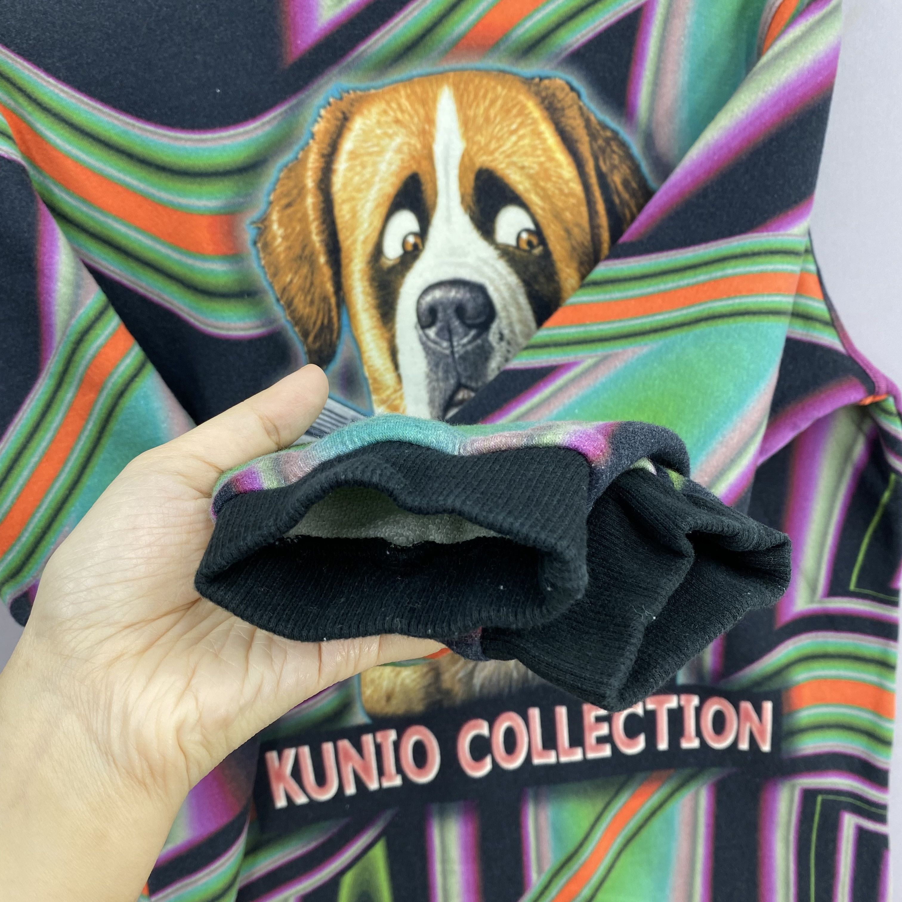 Vintage Y2K AOP Kunio Sato Pullover Sweatshirt Dog Golf Art