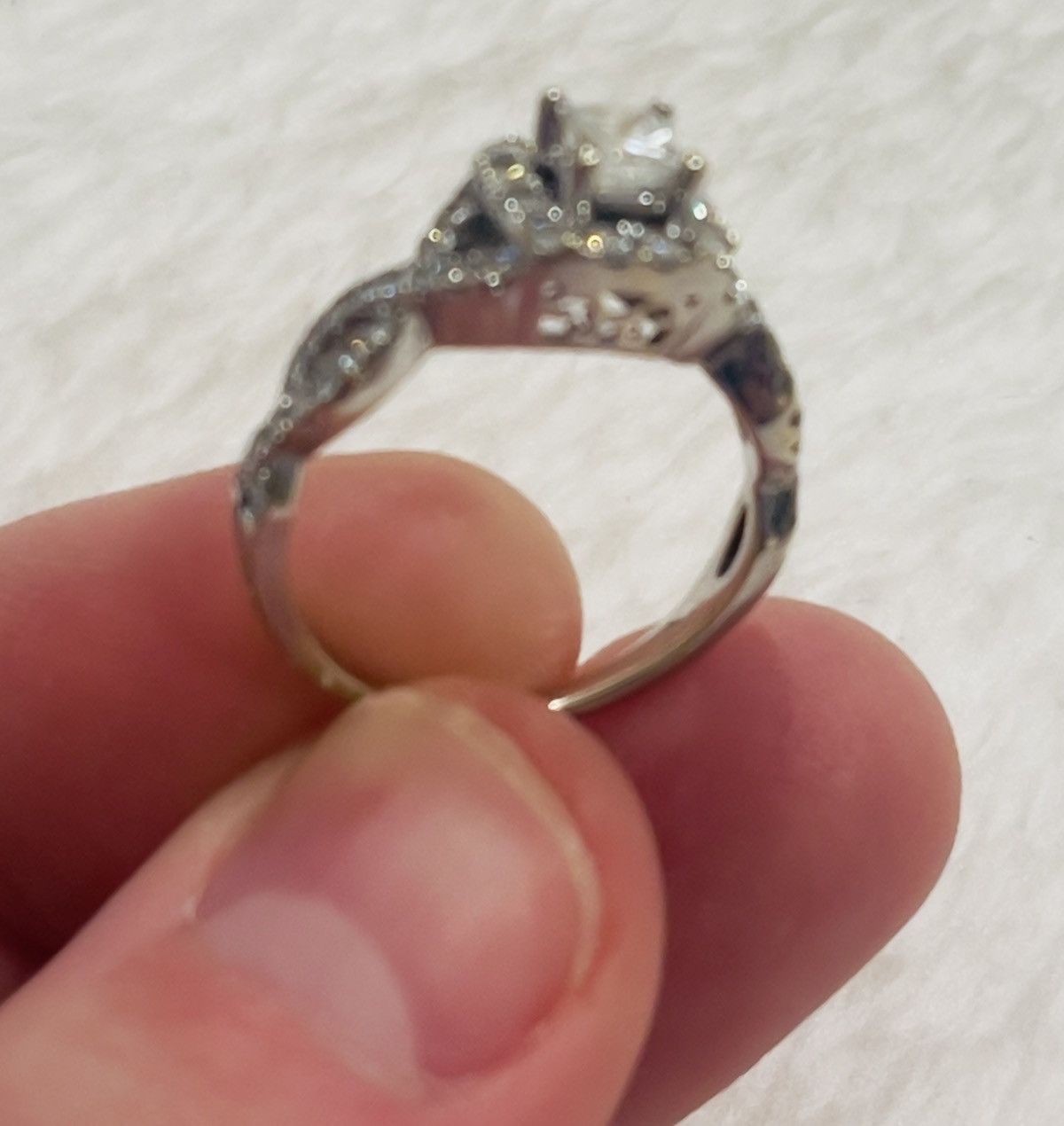Other 14kt White Gold Diamond Bridal Set Size ONE SIZE - 5 Thumbnail