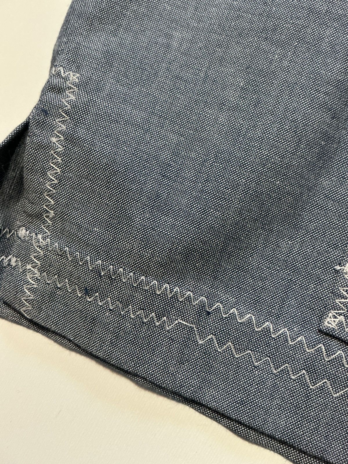 Vintage Vintage Blue Chambray Embroidered Guayabera Folk Art Shirt Size US M / EU 48-50 / 2 - 10 Thumbnail