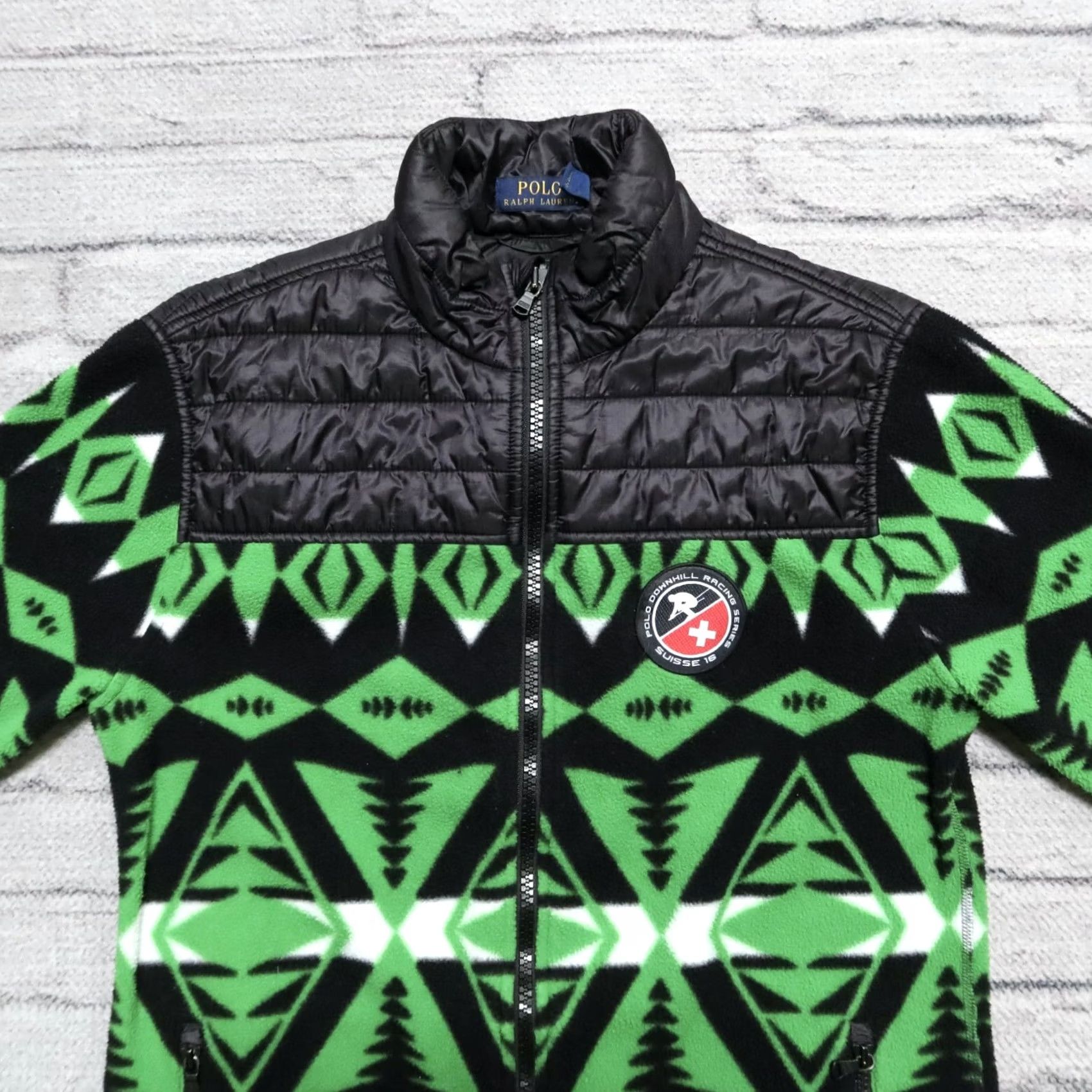Polo Ralph Lauren Polo Ralph Lauren Downhill Racing Series Fleece Jacket Mens Jacket M Green Vintage Size US M / EU 48-50 / 2 - 2 Thumbnail