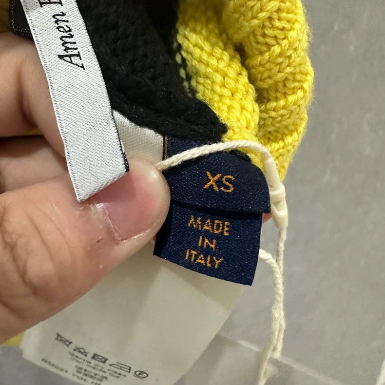 Louis Vuitton Louis Vuitton Letter Logo striped jacquard V-neck long-slee Size US XS / EU 42 / 0 - 5 Thumbnail