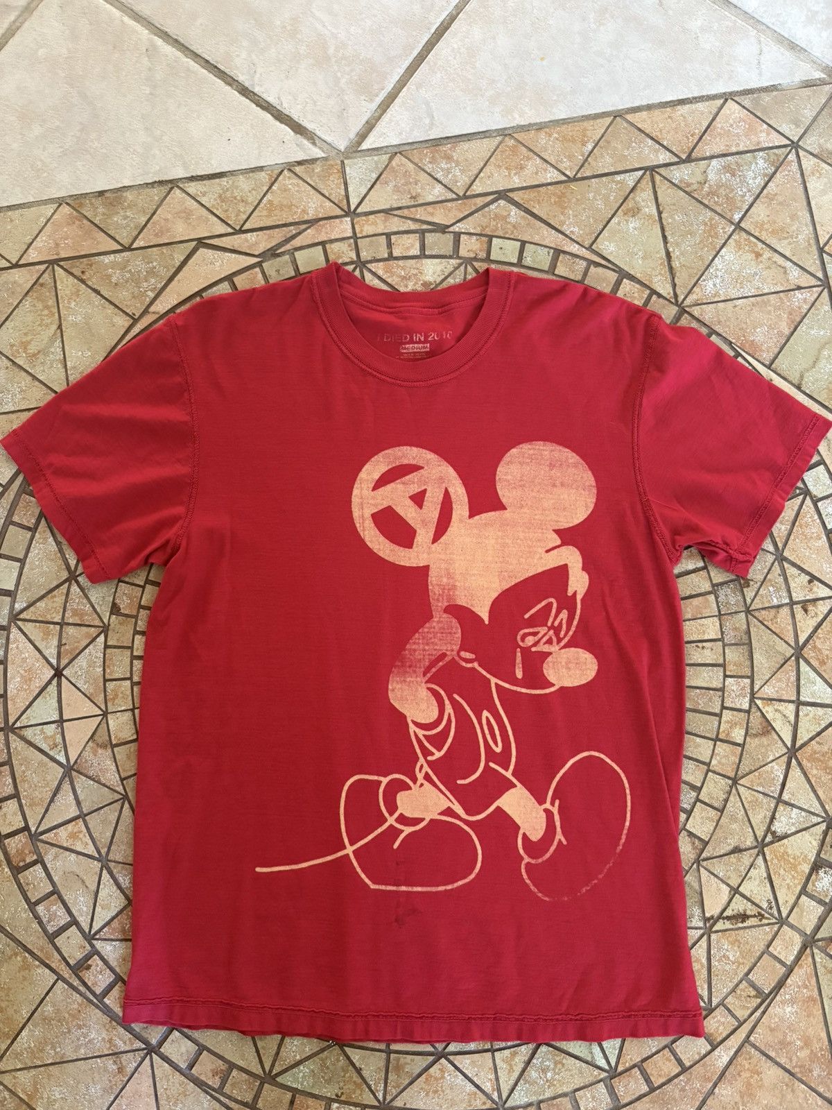 Mitch Modes Life is War Mickey Mouse lonesome tee