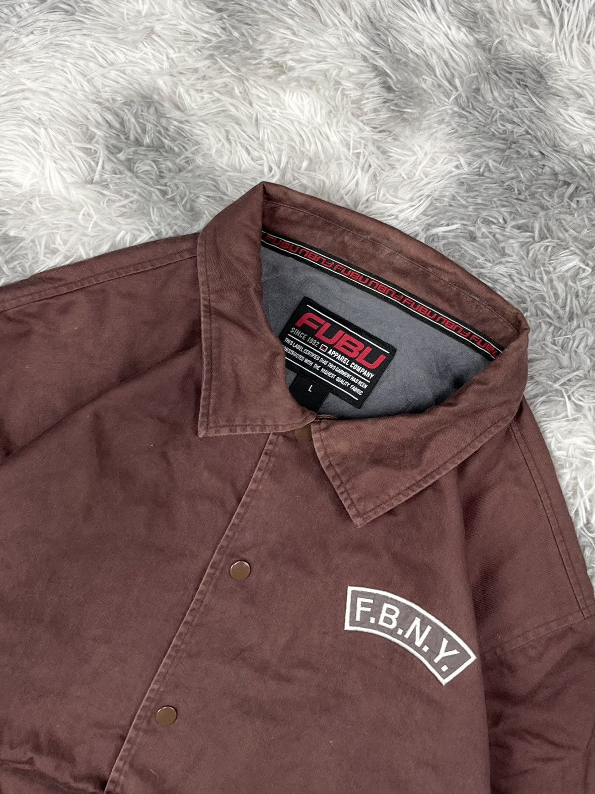 Fubu Vintage Fubu F.B.N.Y. Jacket Size US L / EU 52-54 / 3 - 3 Thumbnail