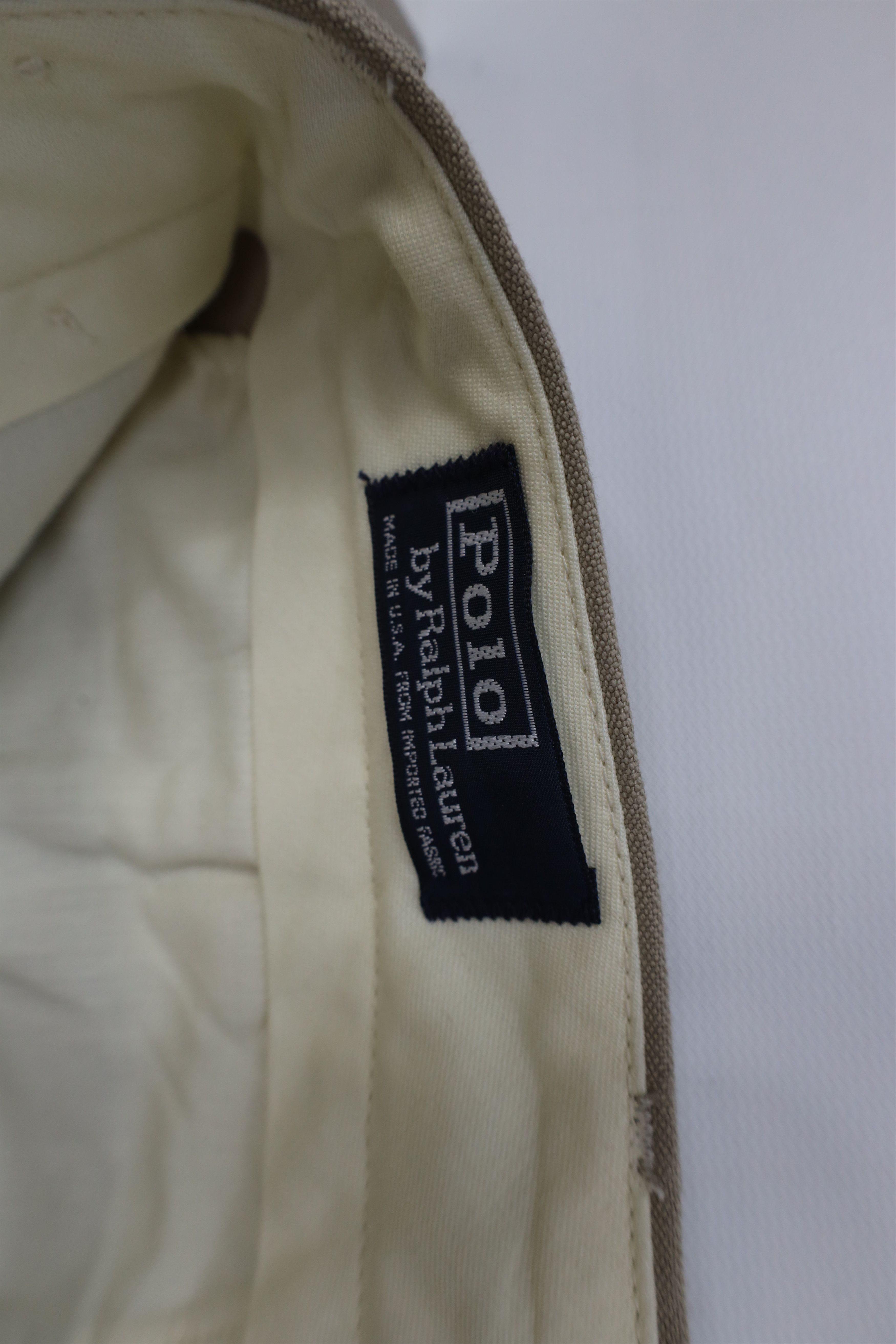 Polo Ralph Lauren Deadstock Vintage 90s Ralph Lauren Wide Leg Chino Pants USA Size US 38 / EU 54 - 8 Thumbnail