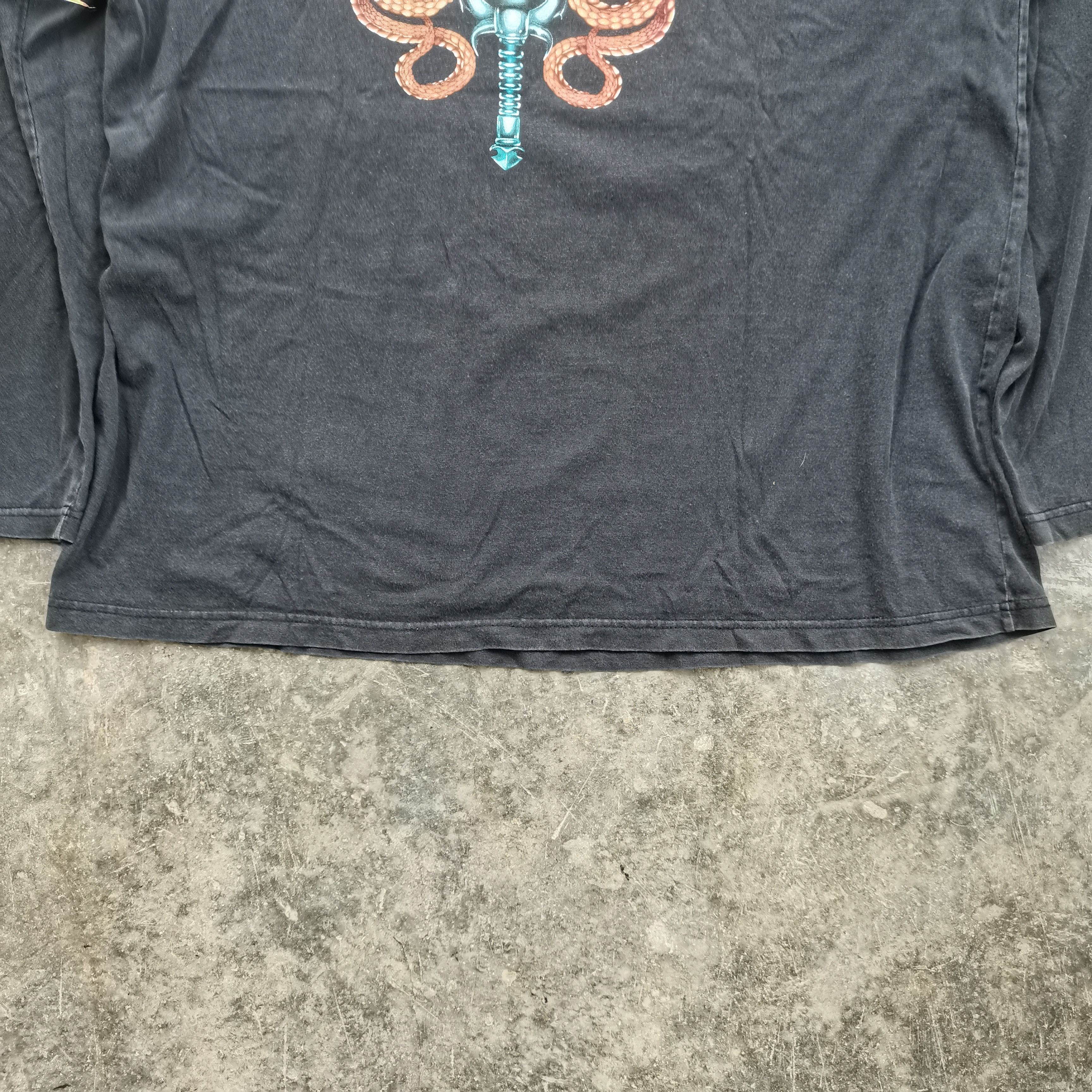 Vintage Send Offer🔥 Vintage CrosSkeys Dragon Black Tee Size US XXL / EU 58 / 5 - 4 Thumbnail