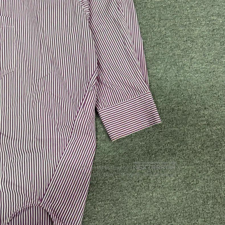 Balenciaga Balenciaga Back Letter Logo Striped Shirt Size XS / US 0-2 / IT 36-38 - 4 Thumbnail