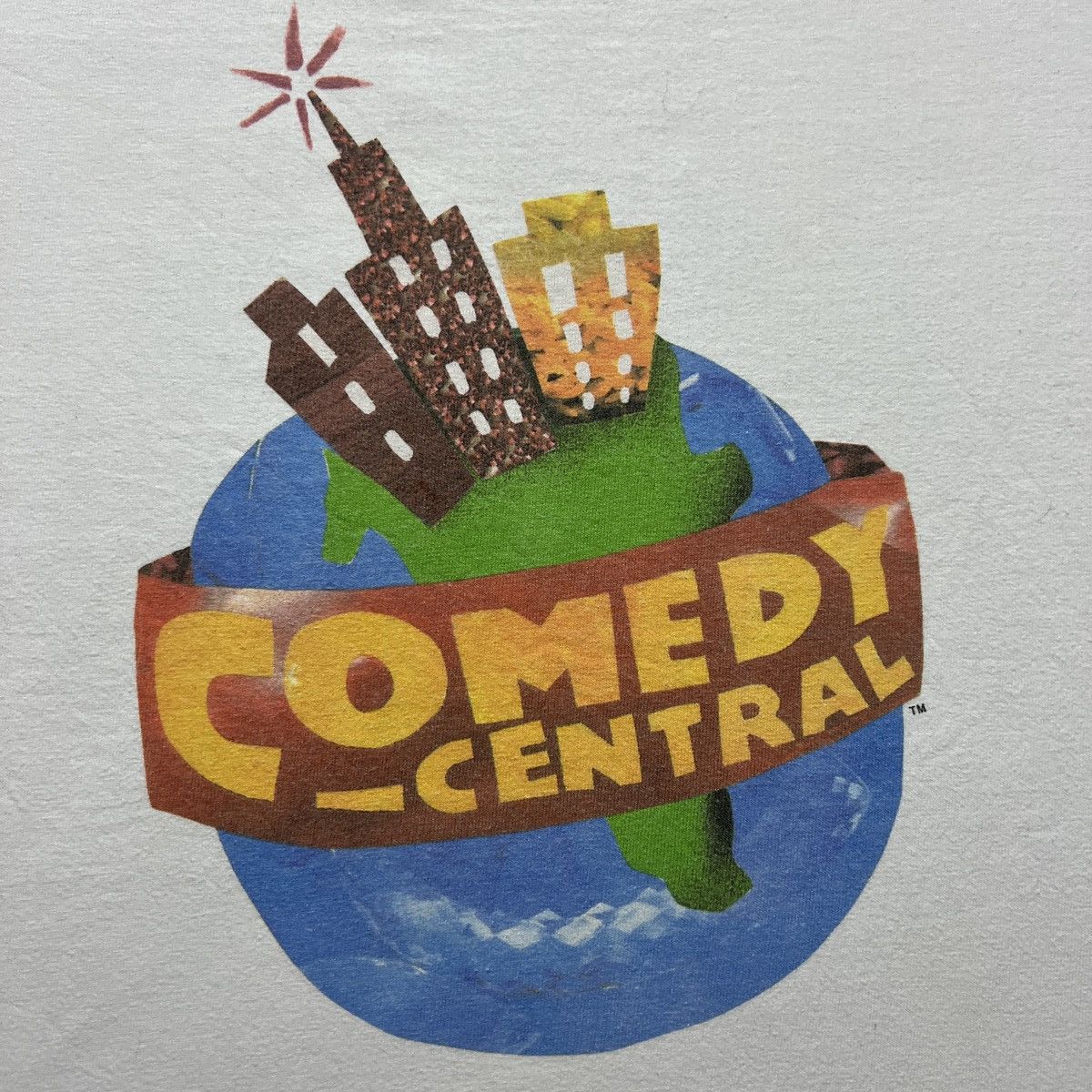Vintage Comedy Central Big Logo Long Sleeve T-shirt Single Stitch Size US XL / EU 56 / 4 - 5 Thumbnail