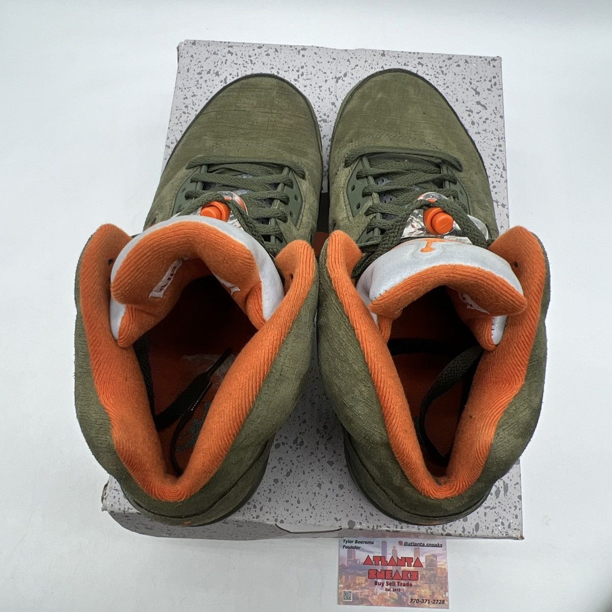 Jordan Brand Air Jordan 5 Olive Size US 10 / EU 43 - 7 Thumbnail