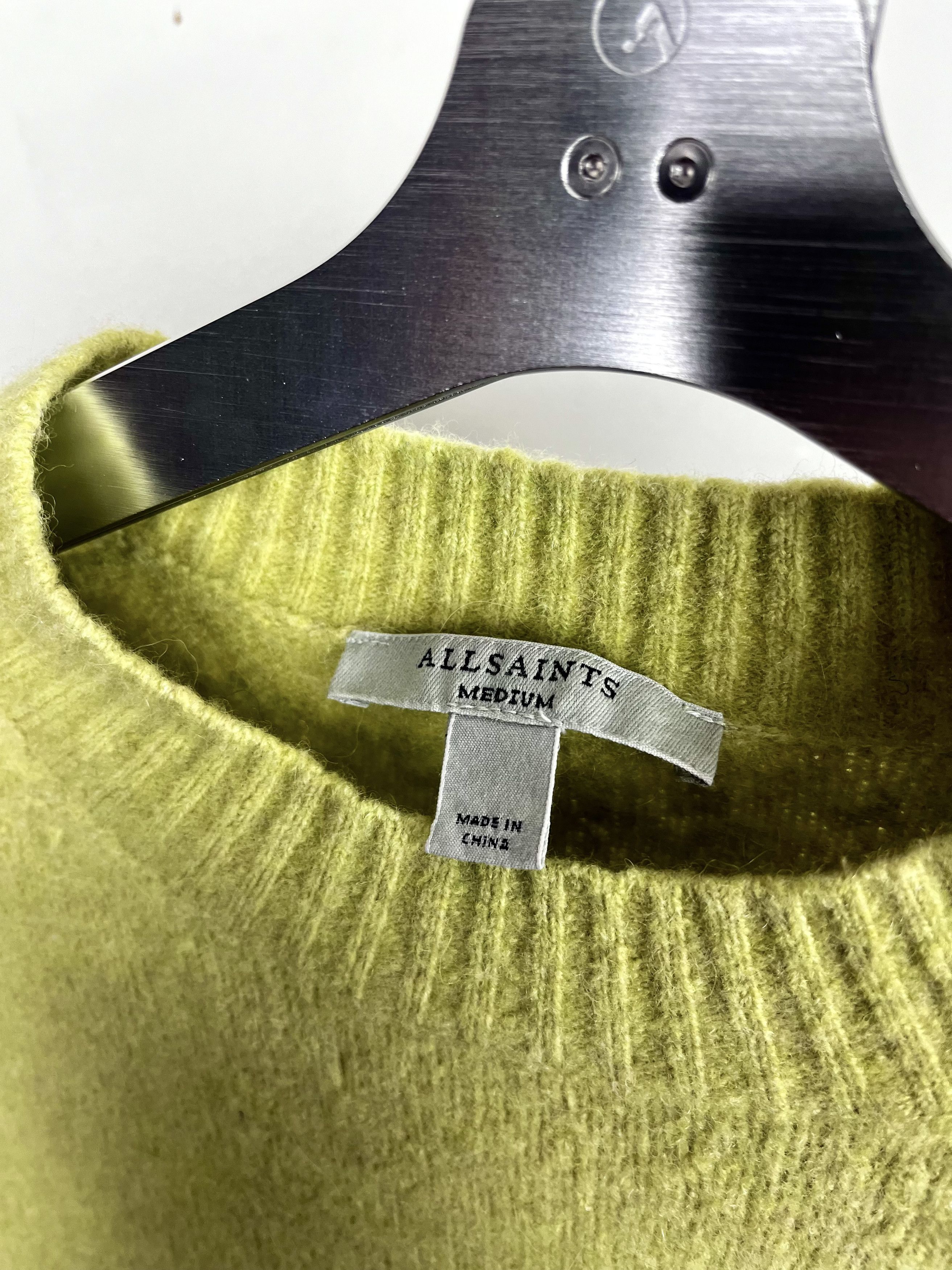 Allsaints Allsaints Wick Crew Jumper Brat Green Size M / US 6-8 / IT 42-44 - 3 Thumbnail