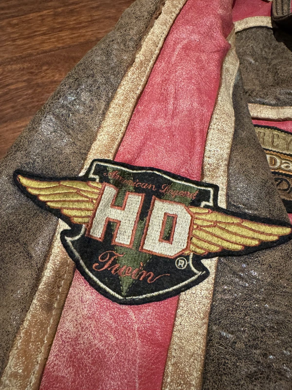 Harley Davidson VINTAGE HARLEY DAVIDSON SHEEPSKIN LEATHER JACKET C-OS1957 Size US M / EU 48-50 / 2 - 6 Thumbnail