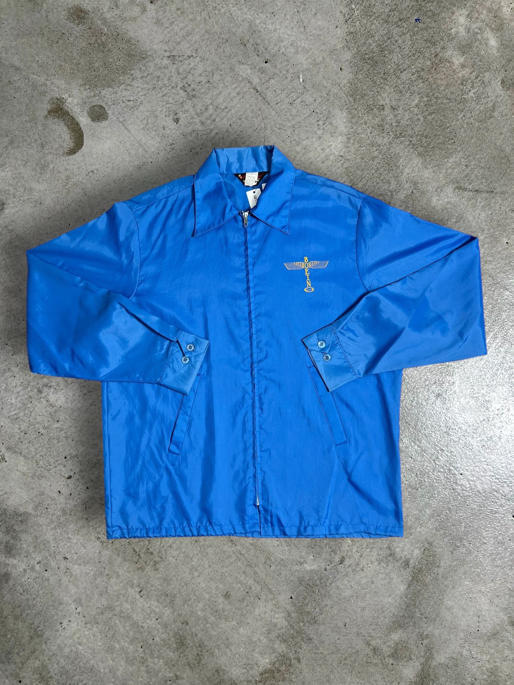 Vintage Vintage Boeing Full Zip Windbreaker Jacket (L) JKA420 Size US L / EU 52-54 / 3 - 1 Thumbnail