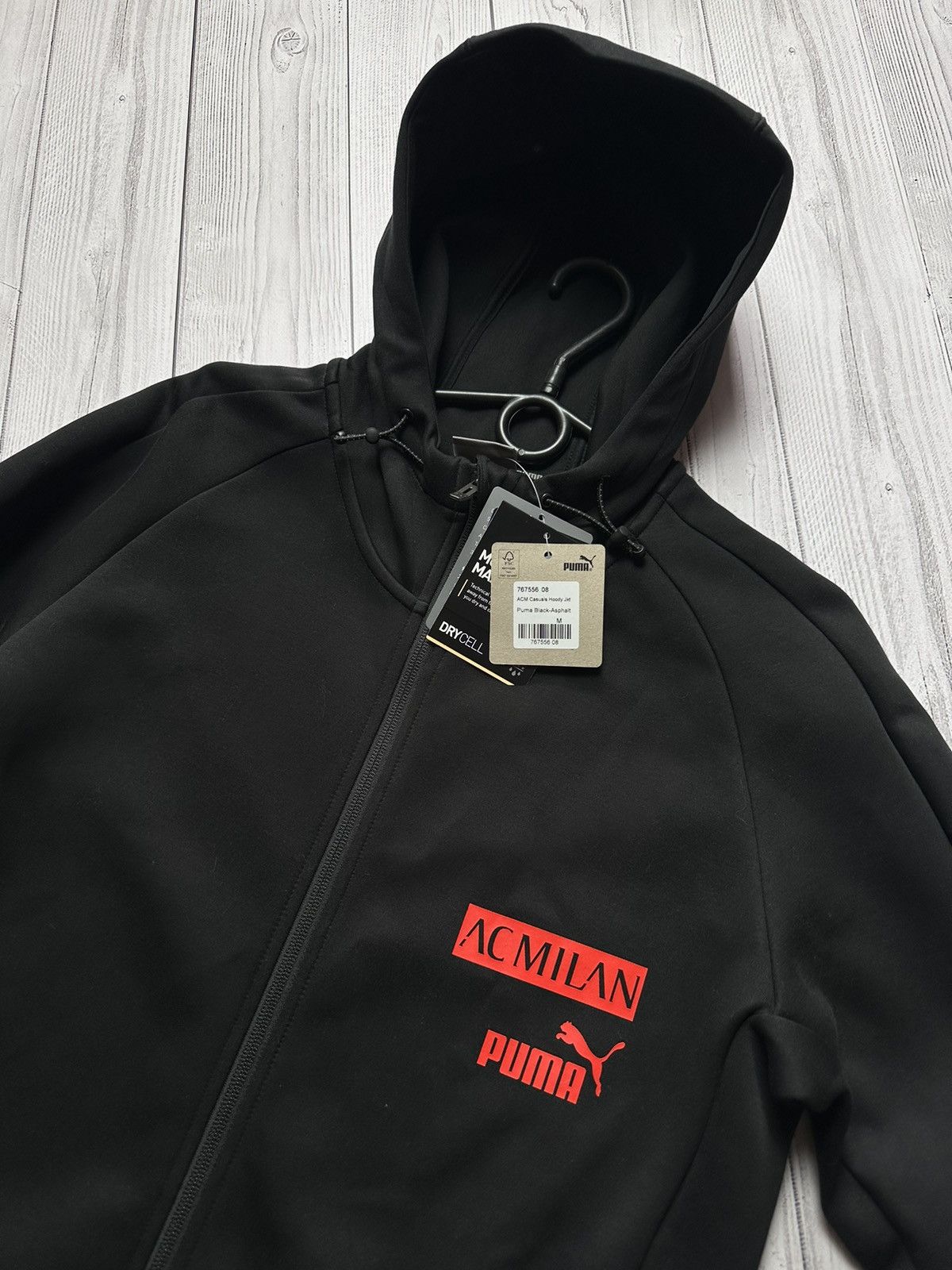 Puma AC Milan Puma zip hoodie size M new! Tech fit black drill Size US M / EU 48-50 / 2 - 2 Thumbnail