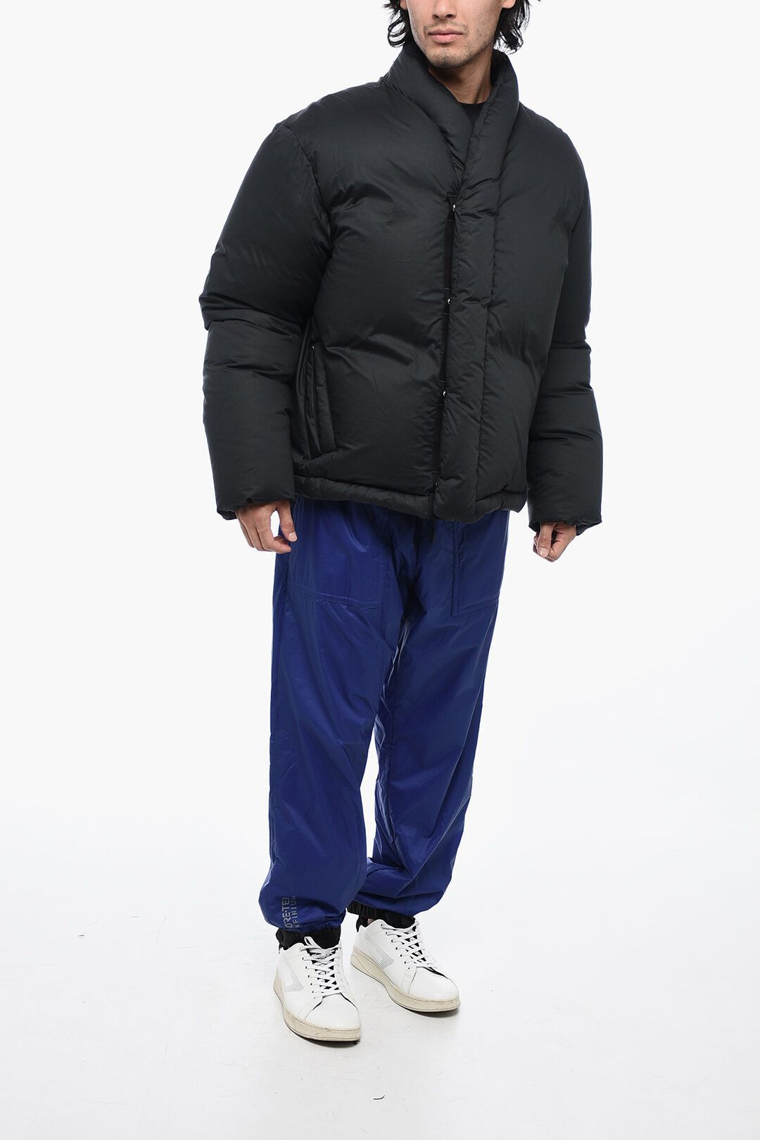 Ambush Design og1mm0925 Oversized Kimono Down Jacket in Black Size US S / EU 44-46 / 1 - 4 Thumbnail