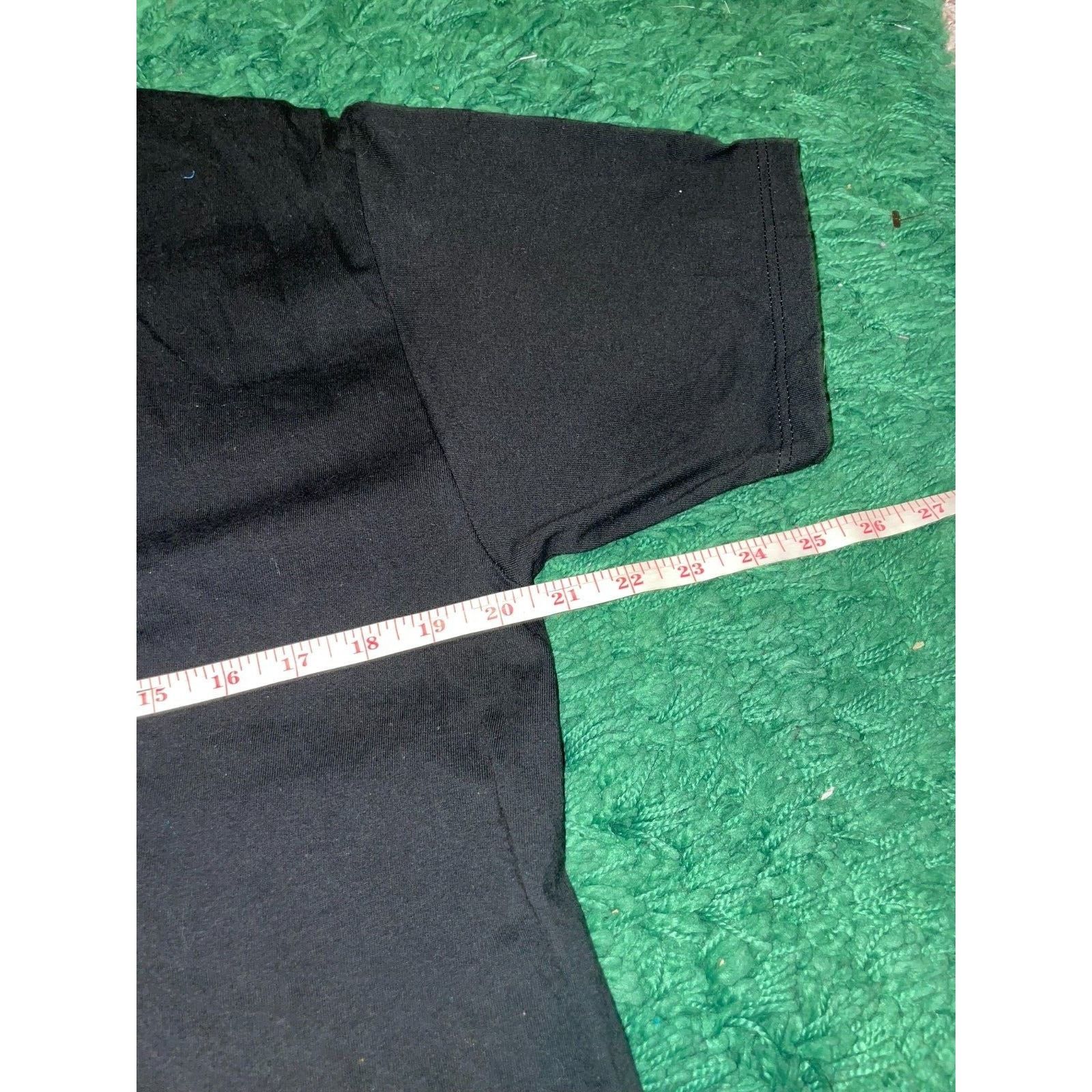 Jerzees × Vintage Bike Trash Shirt Worn World Wide Made In America L Black Tee Size US L / EU 52-54 / 3 - 7 Thumbnail