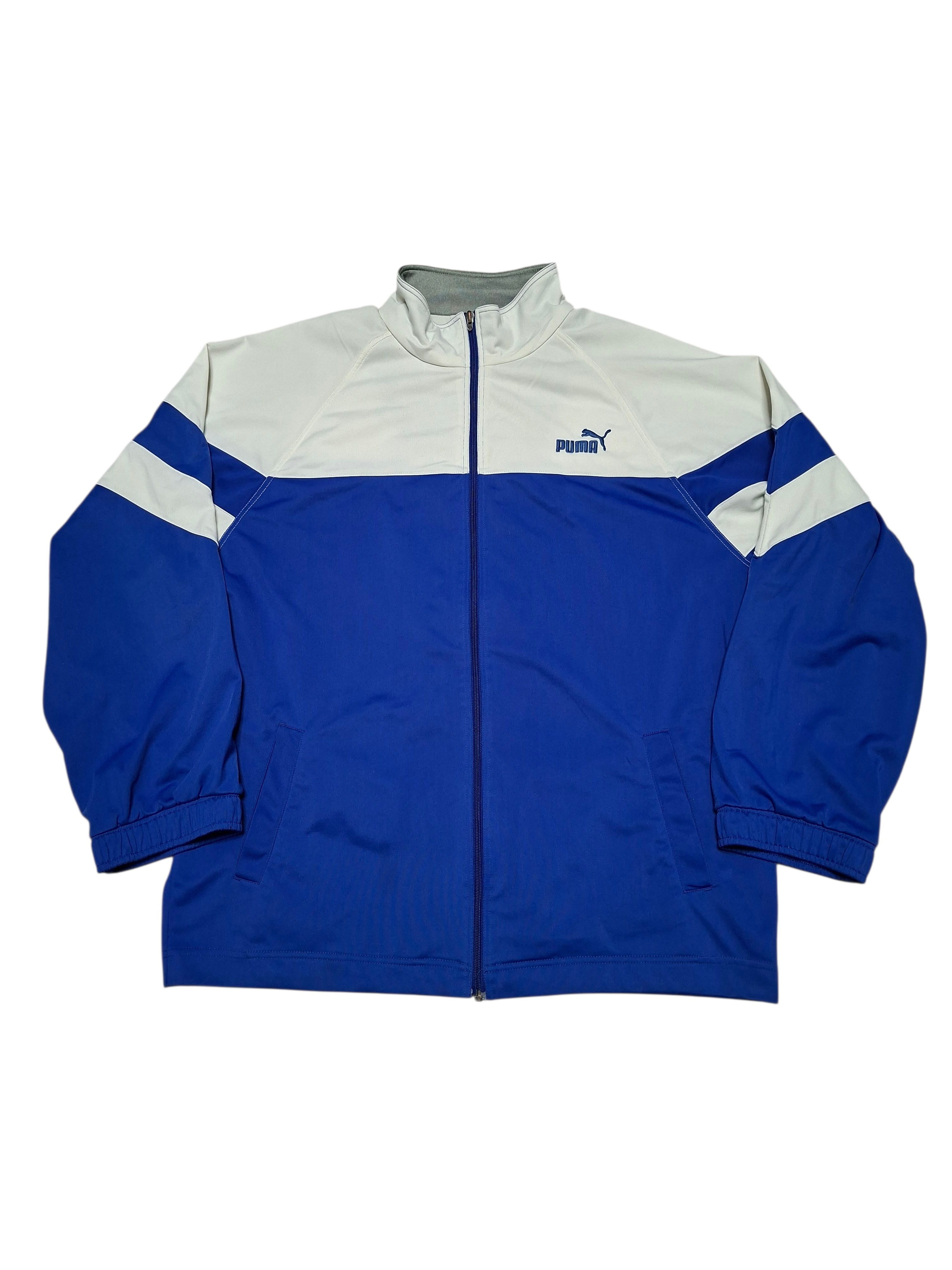 Puma Puma vintage oversize big logo soccer track jacket Size US L / EU 52-54 / 3 - 1 Thumbnail