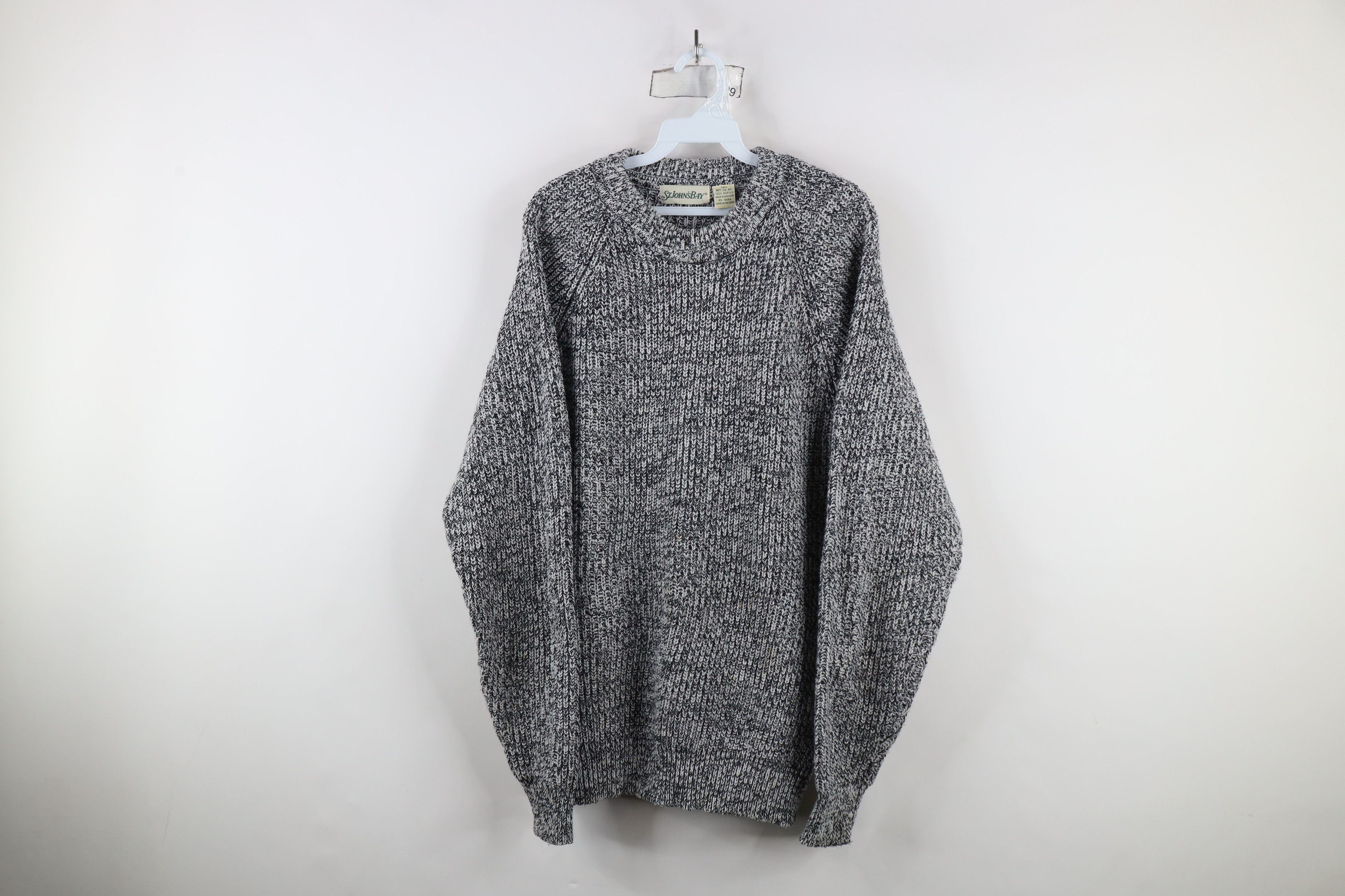 Vintage Vintage 90s Streetwear Chunky Ribbed Knit Crewneck Sweater Size US M / EU 48-50 / 2 - 1 Thumbnail