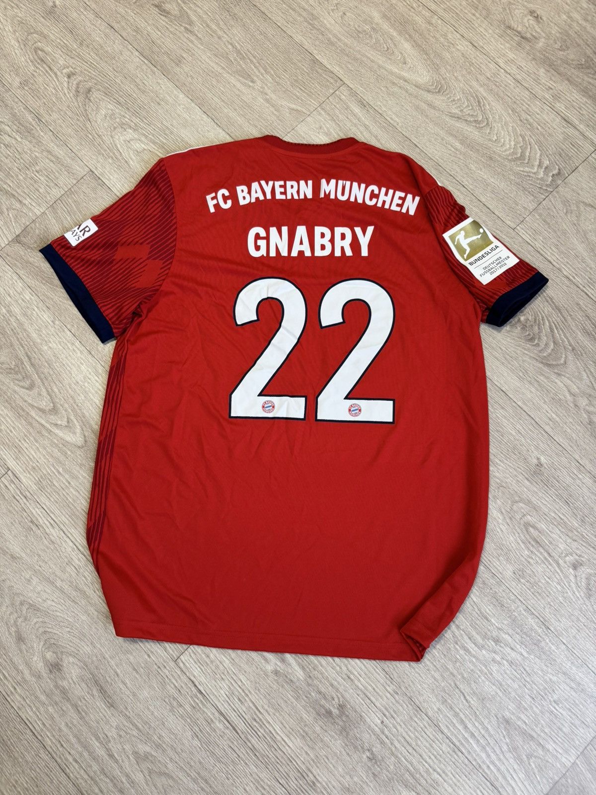 Adidas 🔷Adidas Bayern Munich 2018/19 Gnabry #22 Soccer jersey🔷 Size US L / EU 52-54 / 3 - 8 Thumbnail