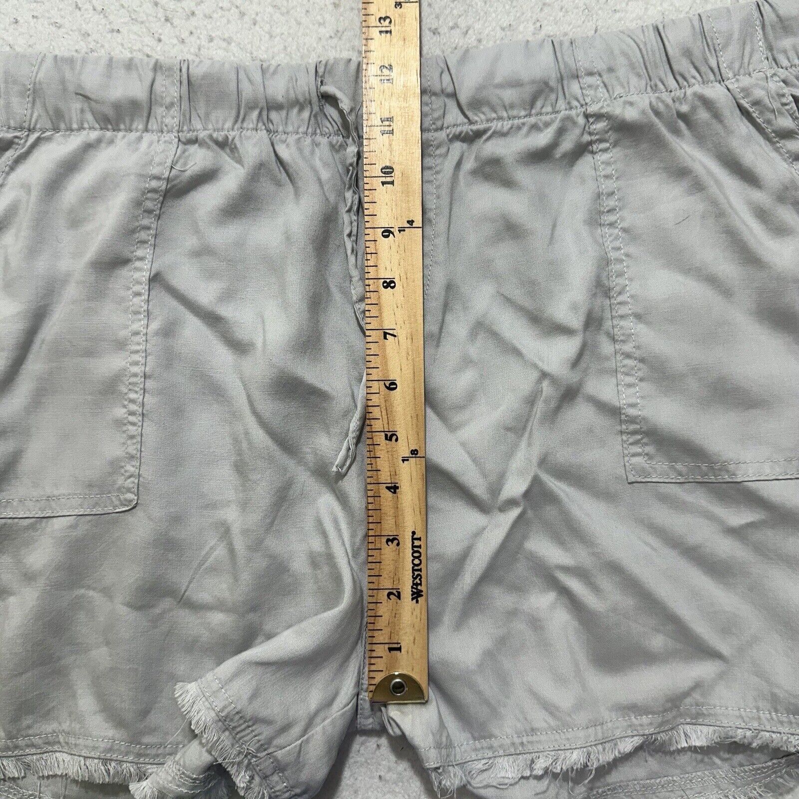 Other For The Republic XL High Rise 2" Inseam Tencel Shorts Gray Size 40" / US 18 - 11 Thumbnail